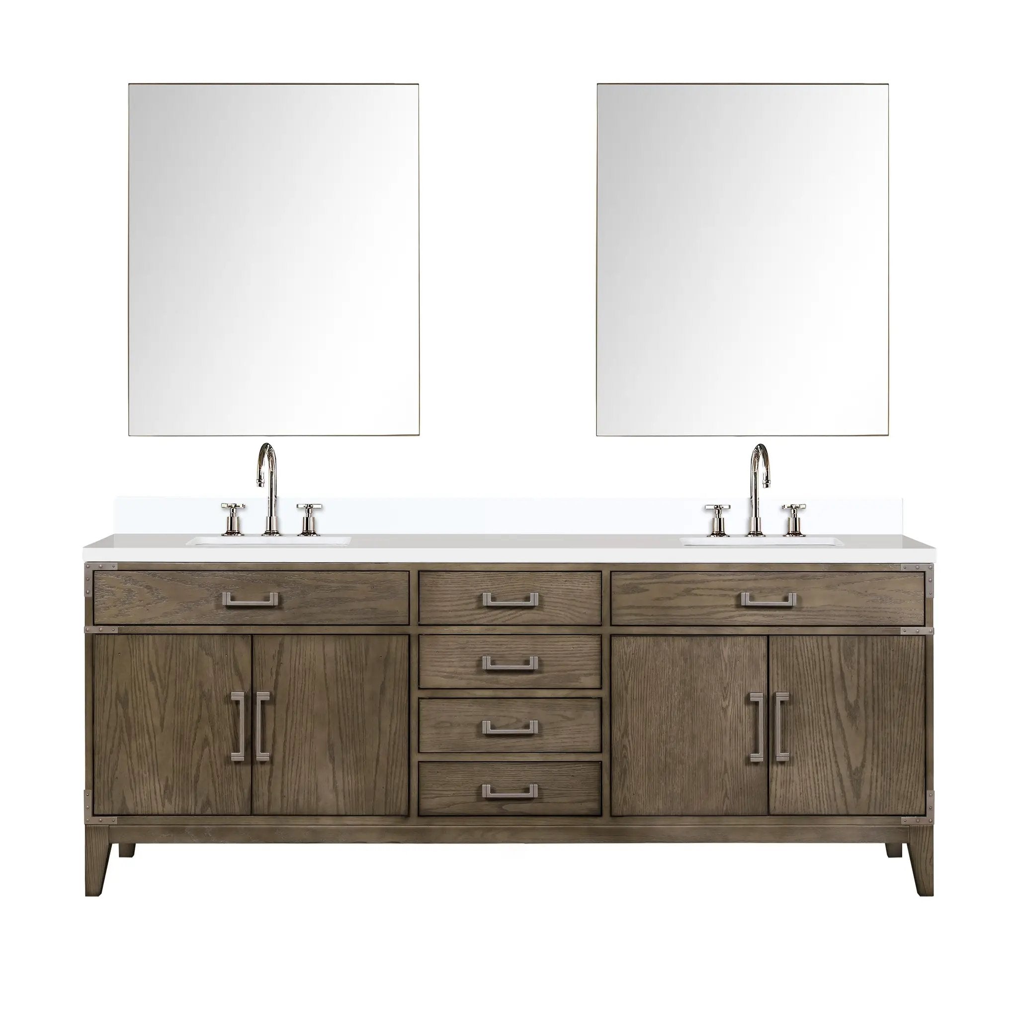 Lexora Laurel 84 in W x 22 in D Double Bath Vanity by Lexora