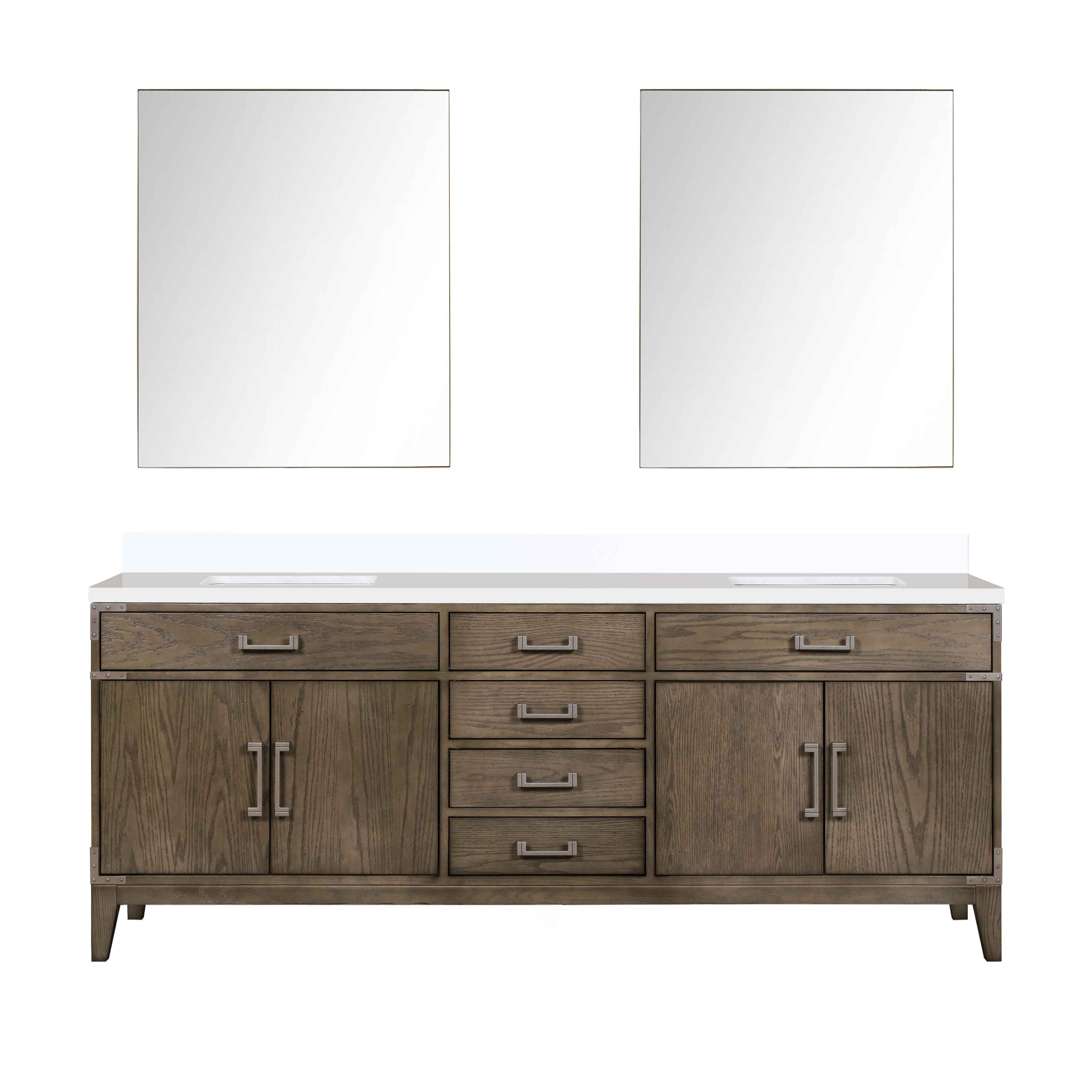 Lexora Laurel 84 in W x 22 in D Double Bath Vanity by Lexora