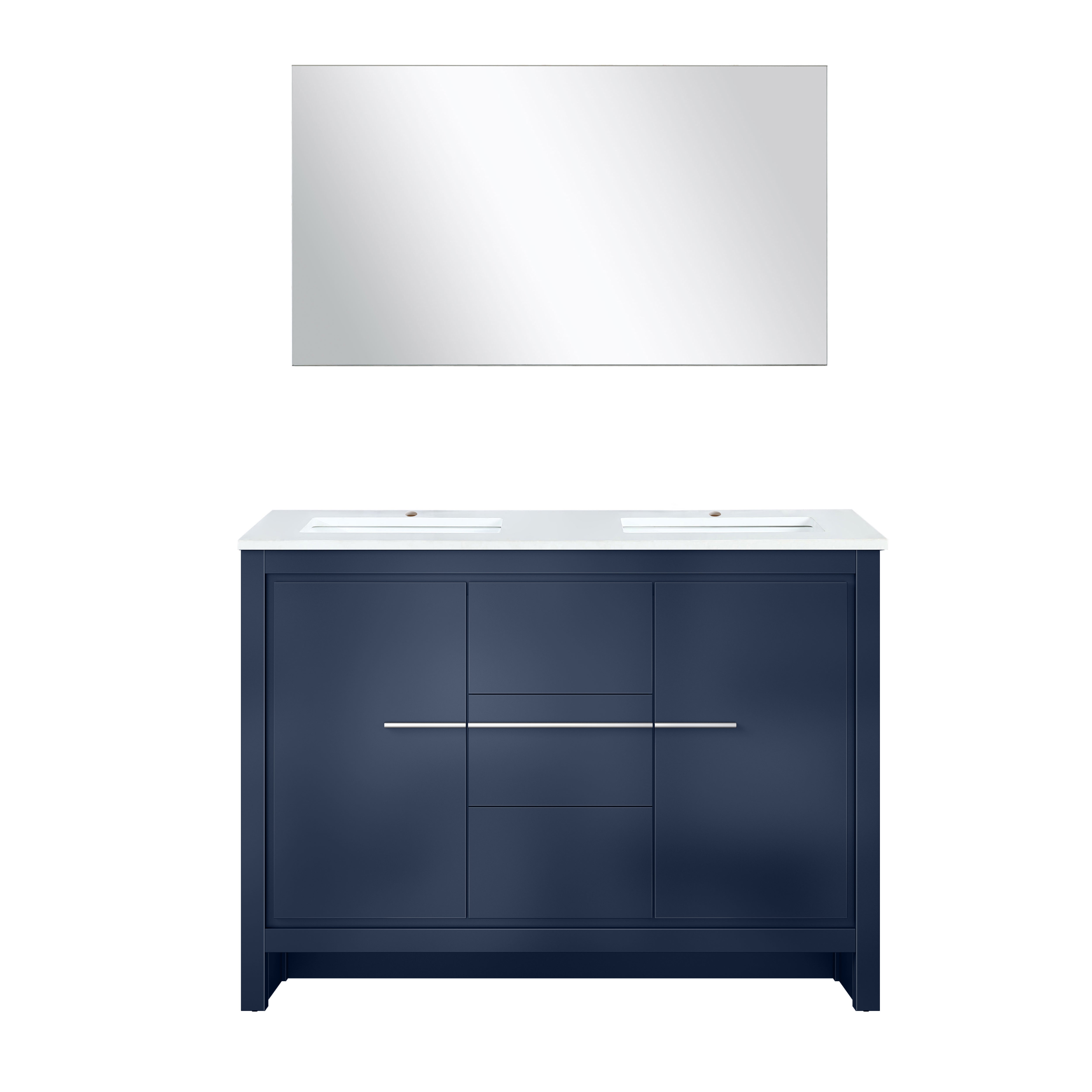 Lexora Lafarre 48 in W x 20 in D Double Bath Vanity