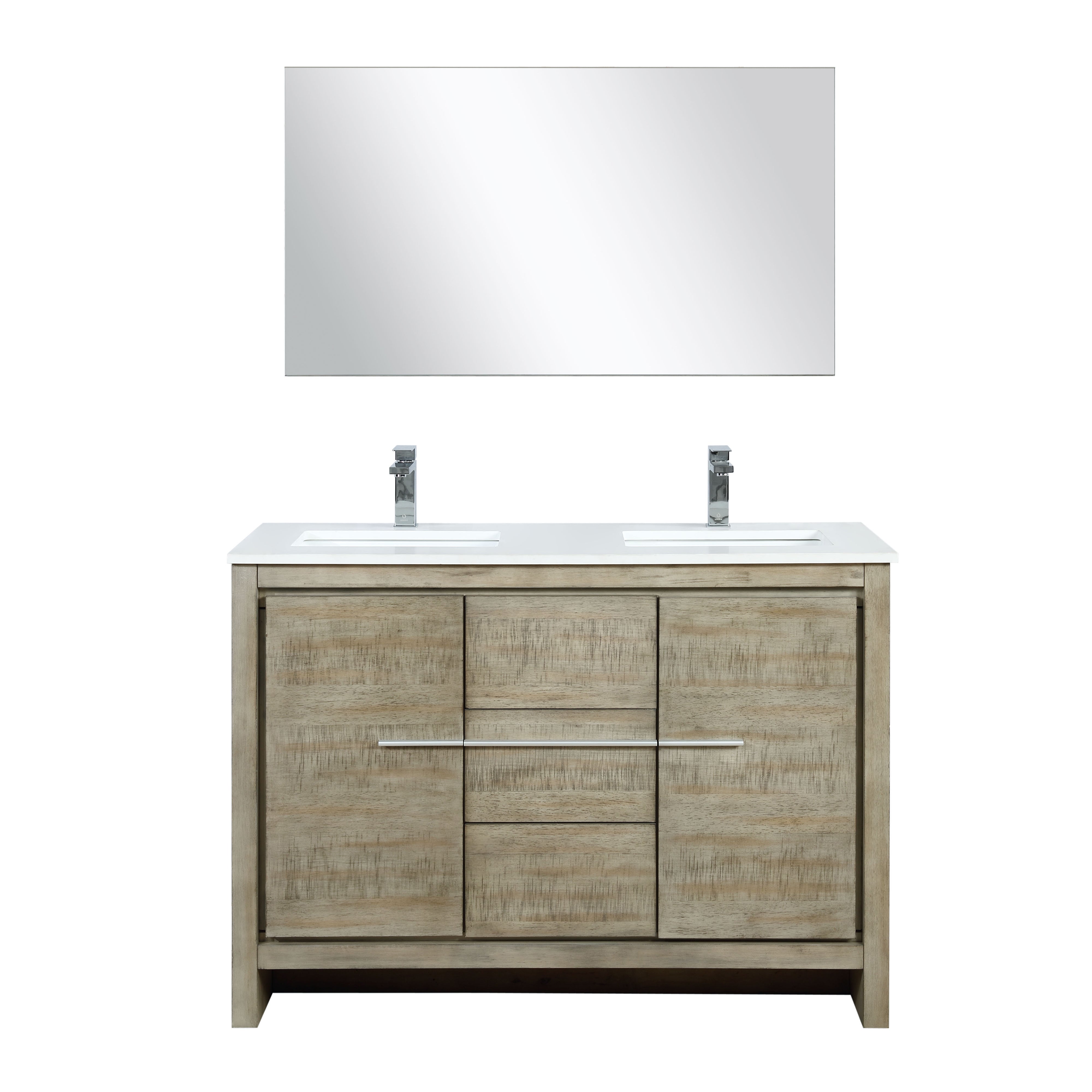 Lexora Lafarre 48 in W x 20 in D Double Bath Vanity