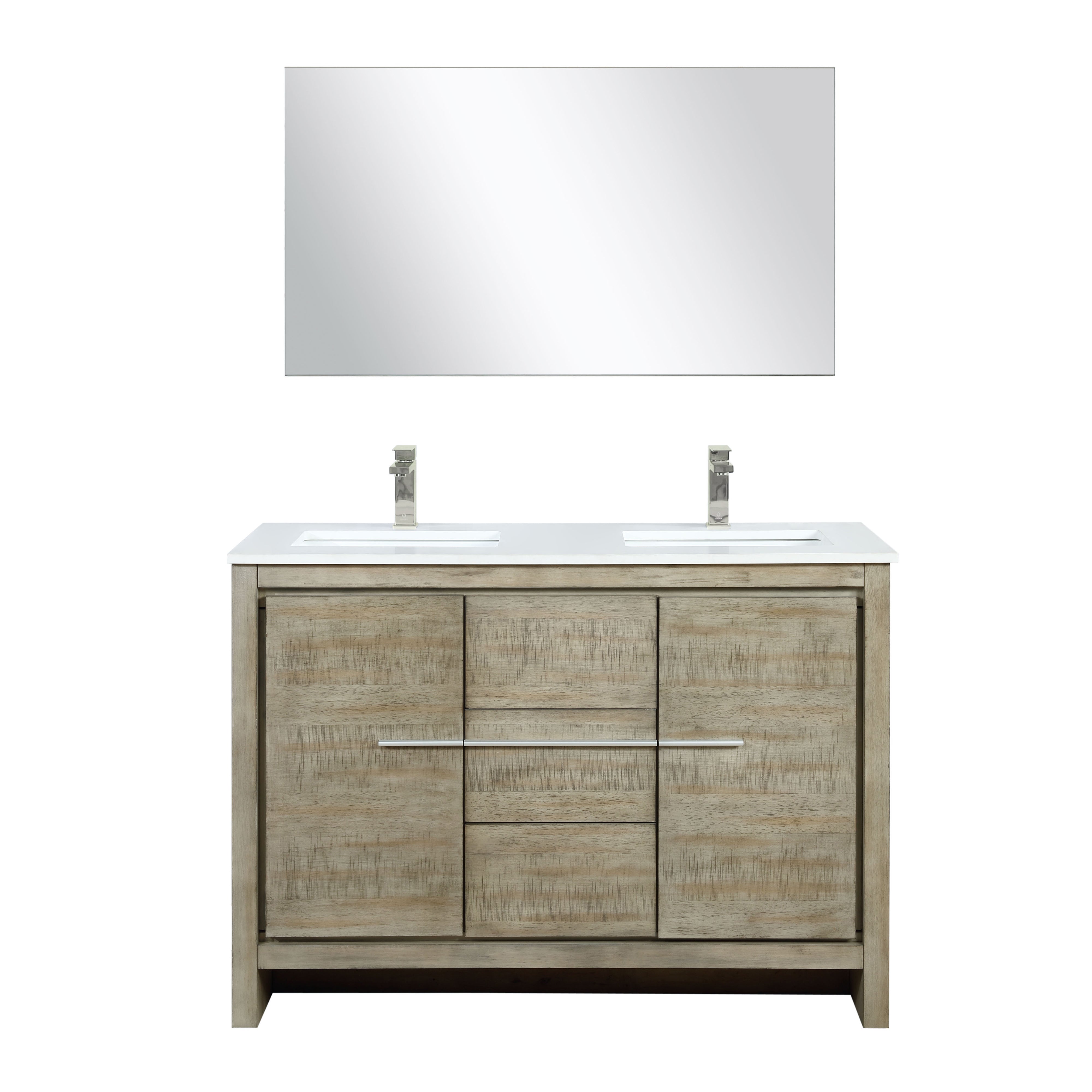 Lexora Lafarre 48 in W x 20 in D Double Bath Vanity