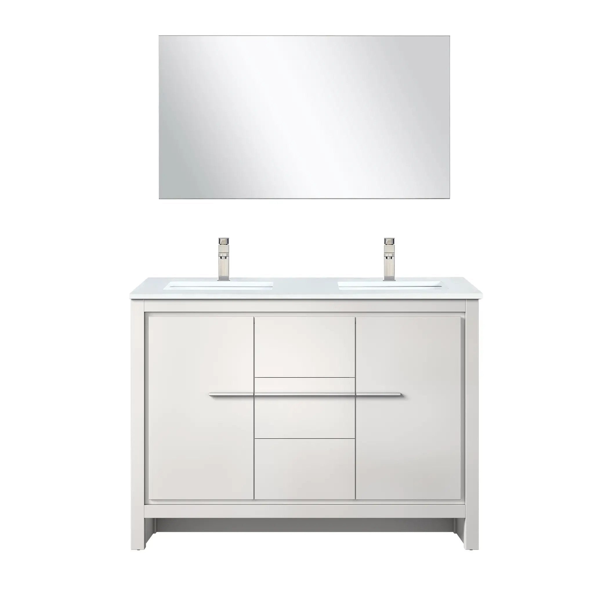 Lexora Lafarre 48 in W x 20 in D Double Bath Vanity by Lexora