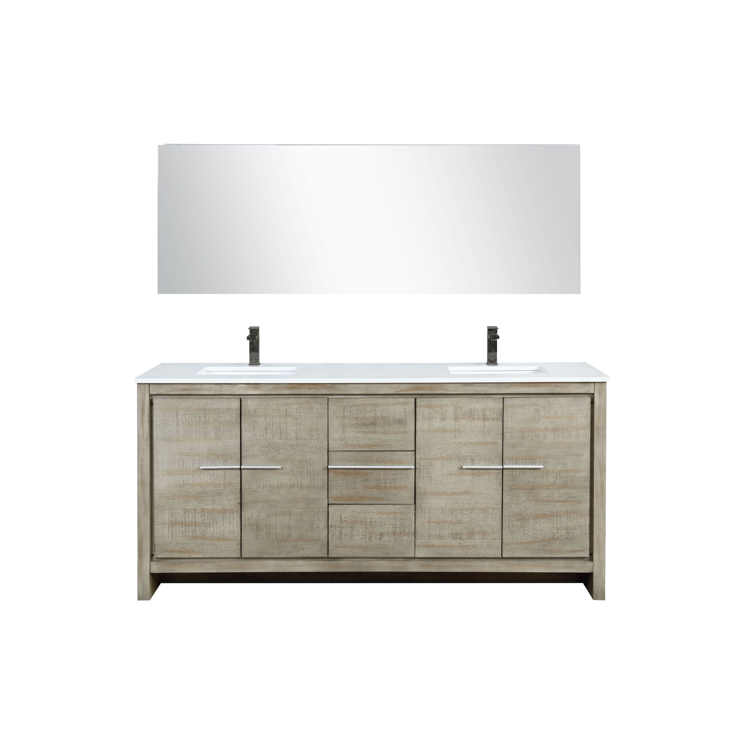 Lexora Lafarre 72 in W x 20 in D Double Bath Vanity