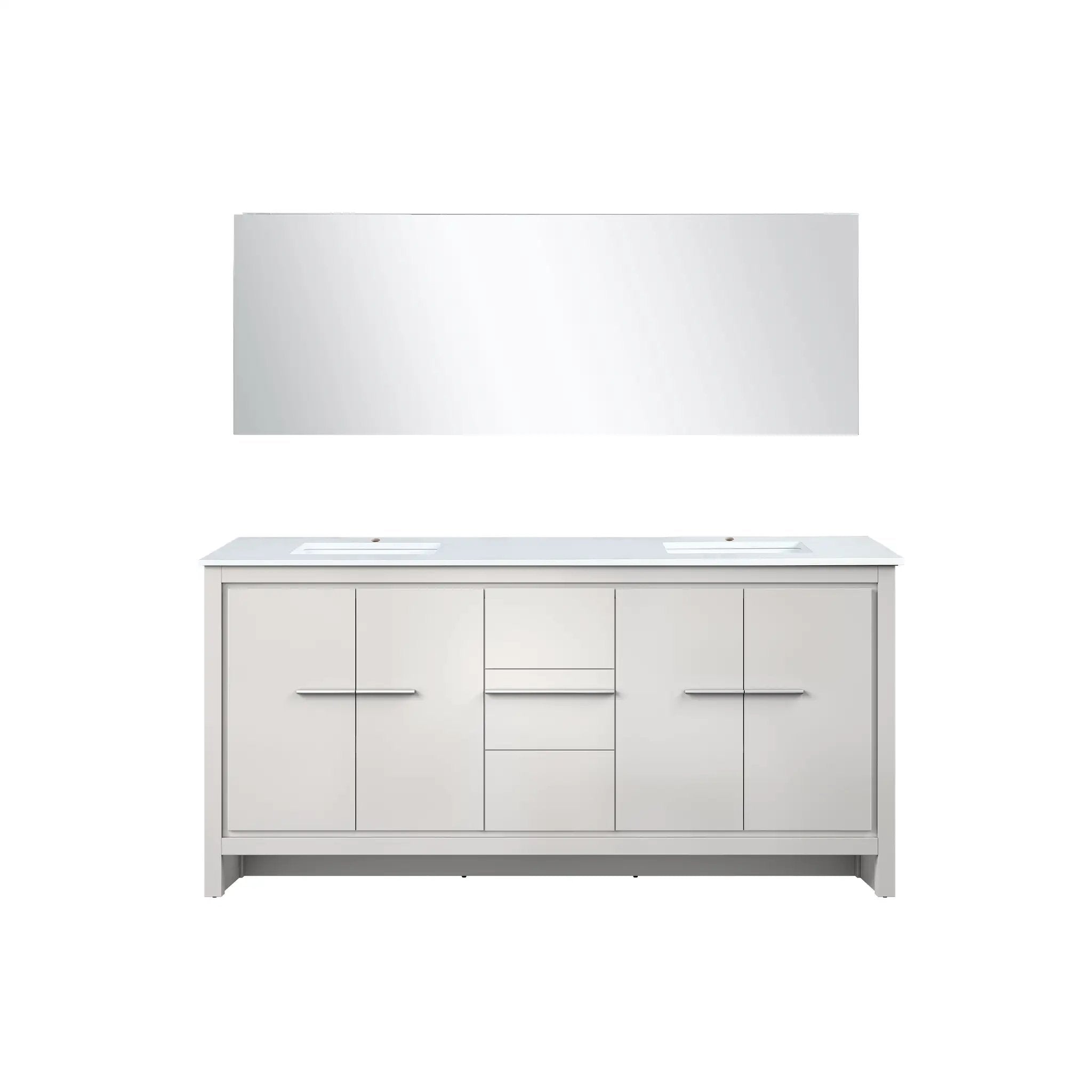 Lexora Lafarre 72 in W x 20 in D Double Bath Vanity by Lexora