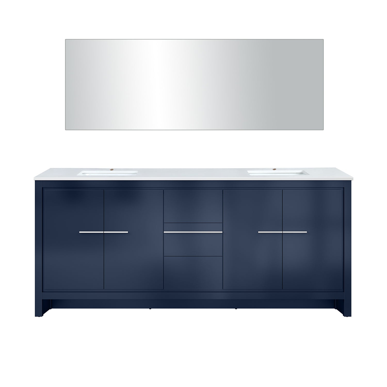 Lexora Lafarre 80 in W x 20 in D Double Bath Vanity by Lexora