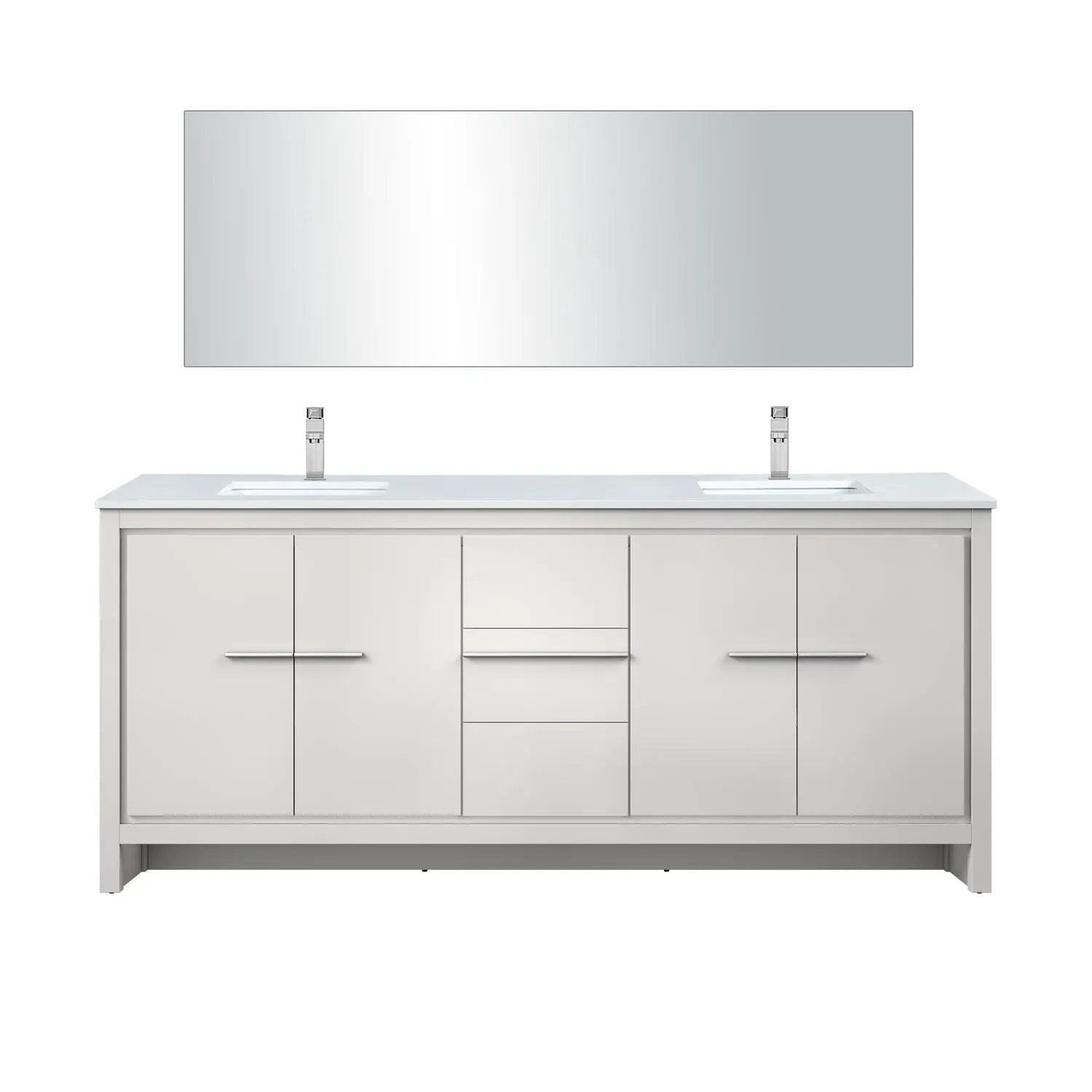 Lexora Lafarre 80 in W x 20 in D Double Bath Vanity by Lexora