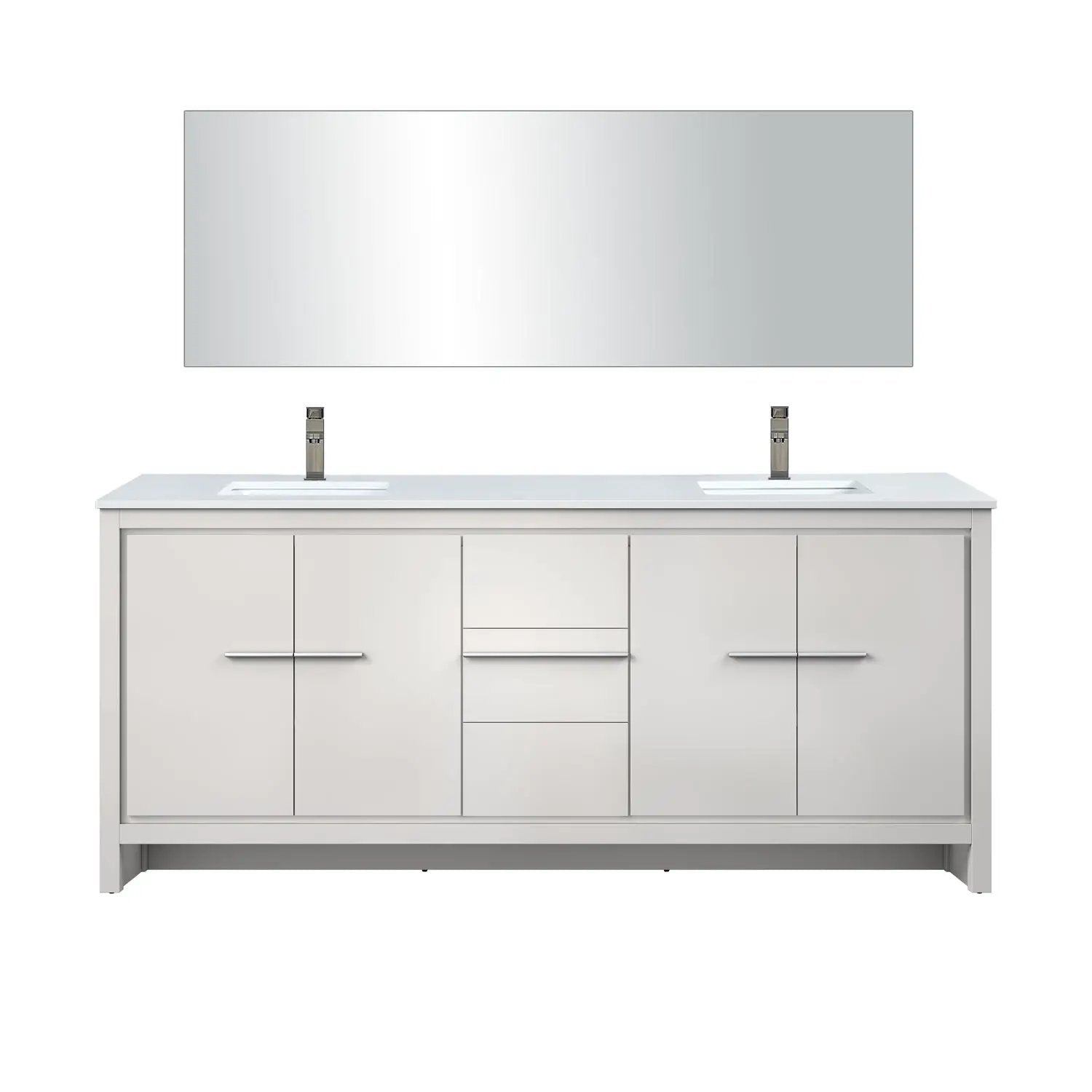 Lexora Lafarre 80 in W x 20 in D Double Bath Vanity by Lexora