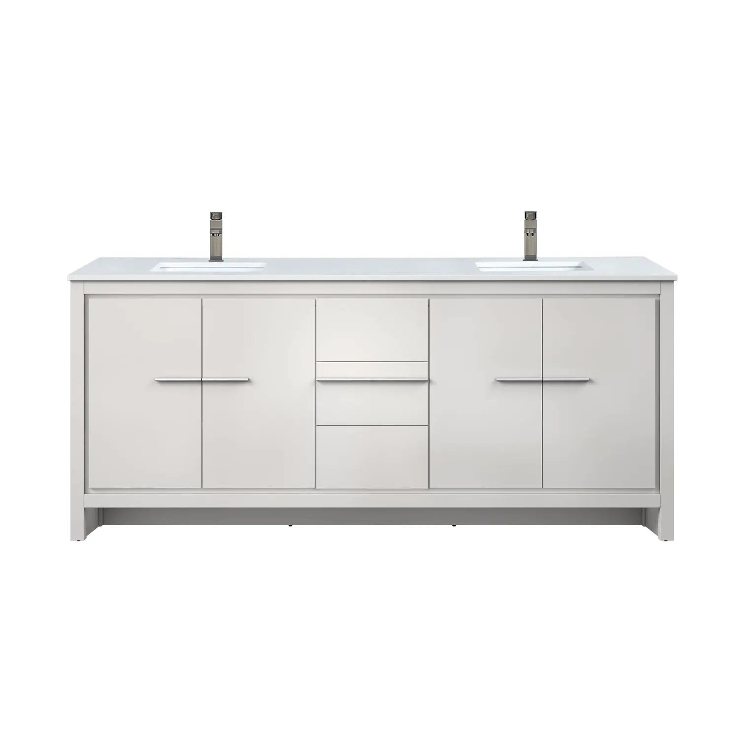 Lexora Lafarre 80 in W x 20 in D Double Bath Vanity by Lexora