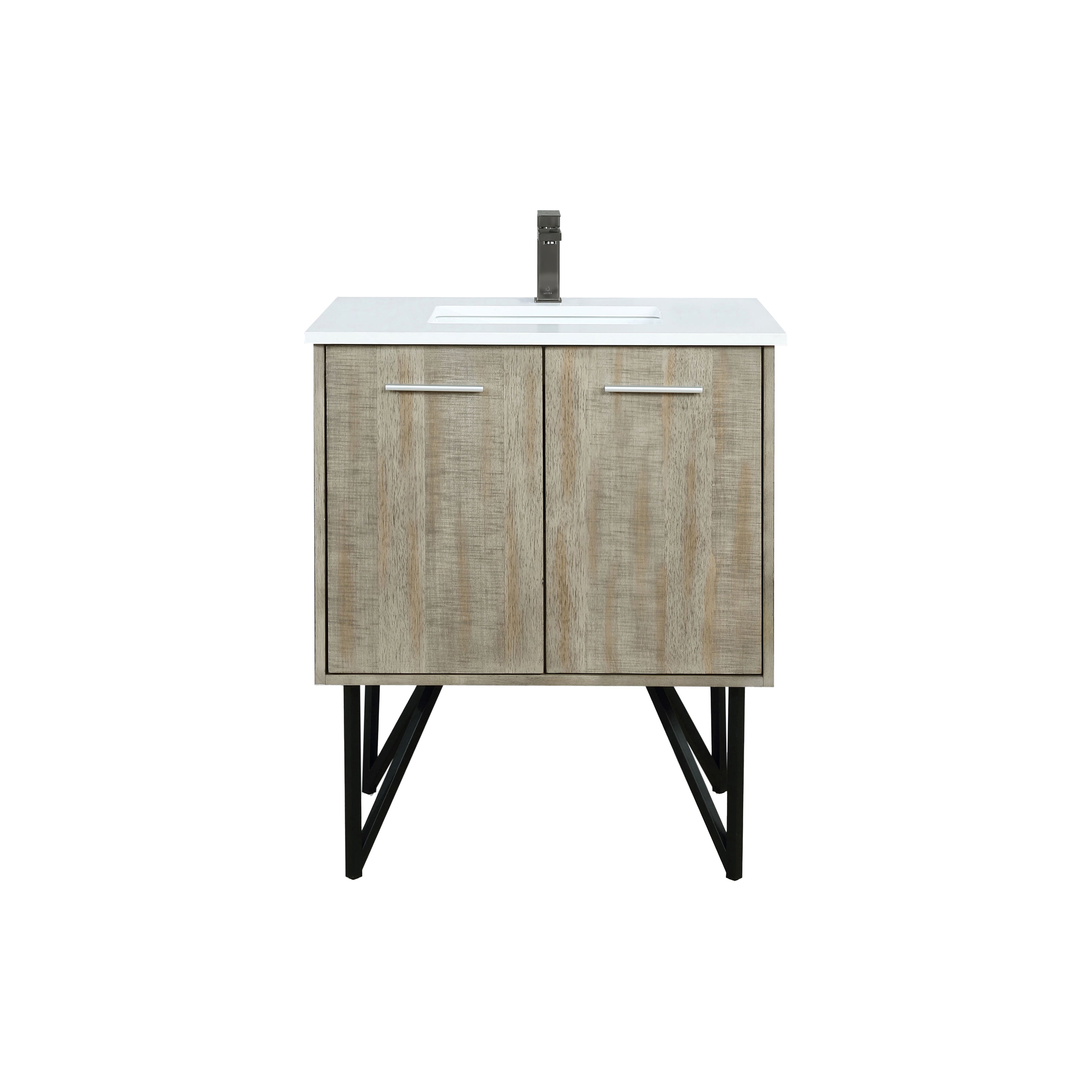 Lexora Lancy 30 in W x 20 in D Bath Vanity with Cultured Marble Top