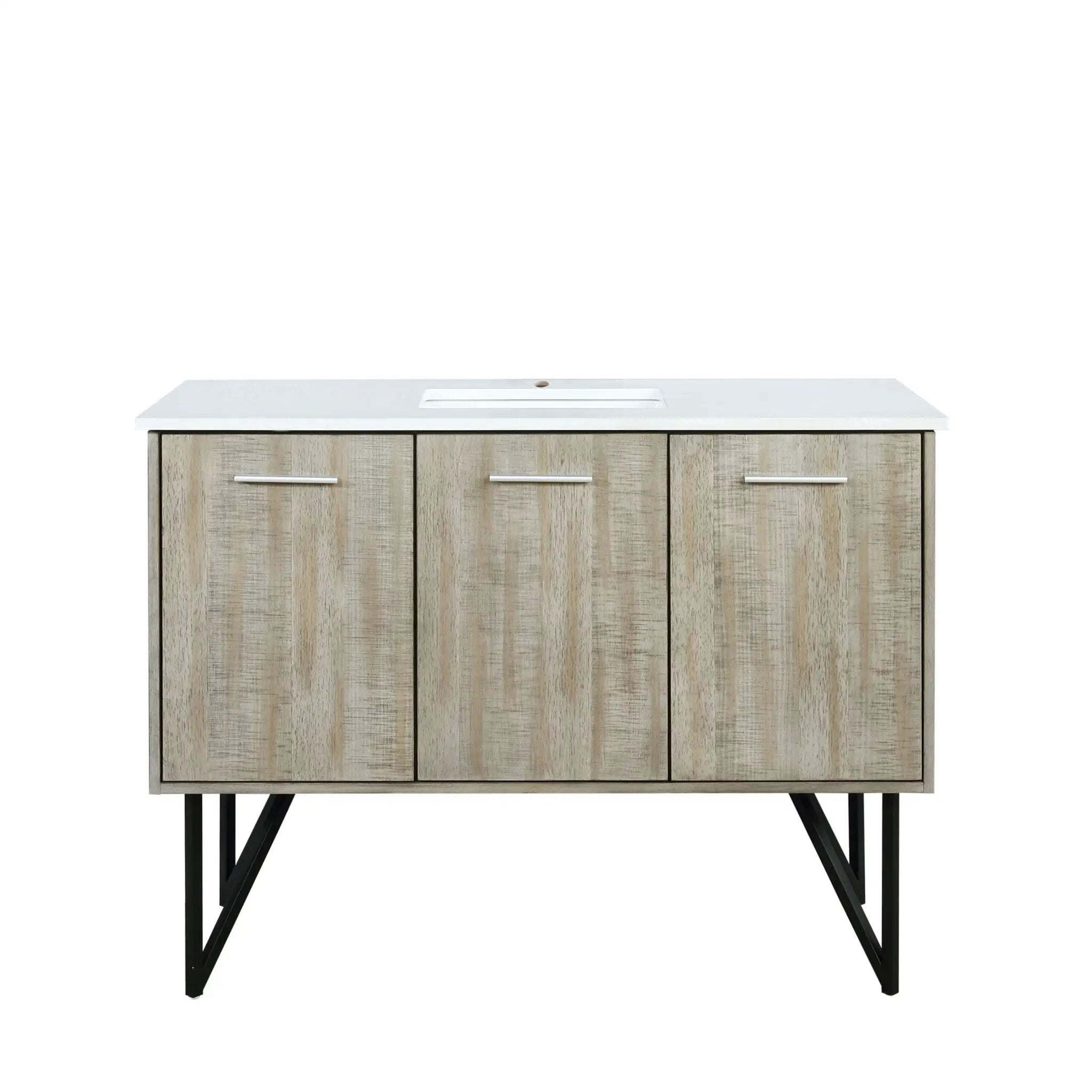 Lexora Lancy 48 in W x 20 in D Bath Vanity with Cultured Marble Top by Lexora