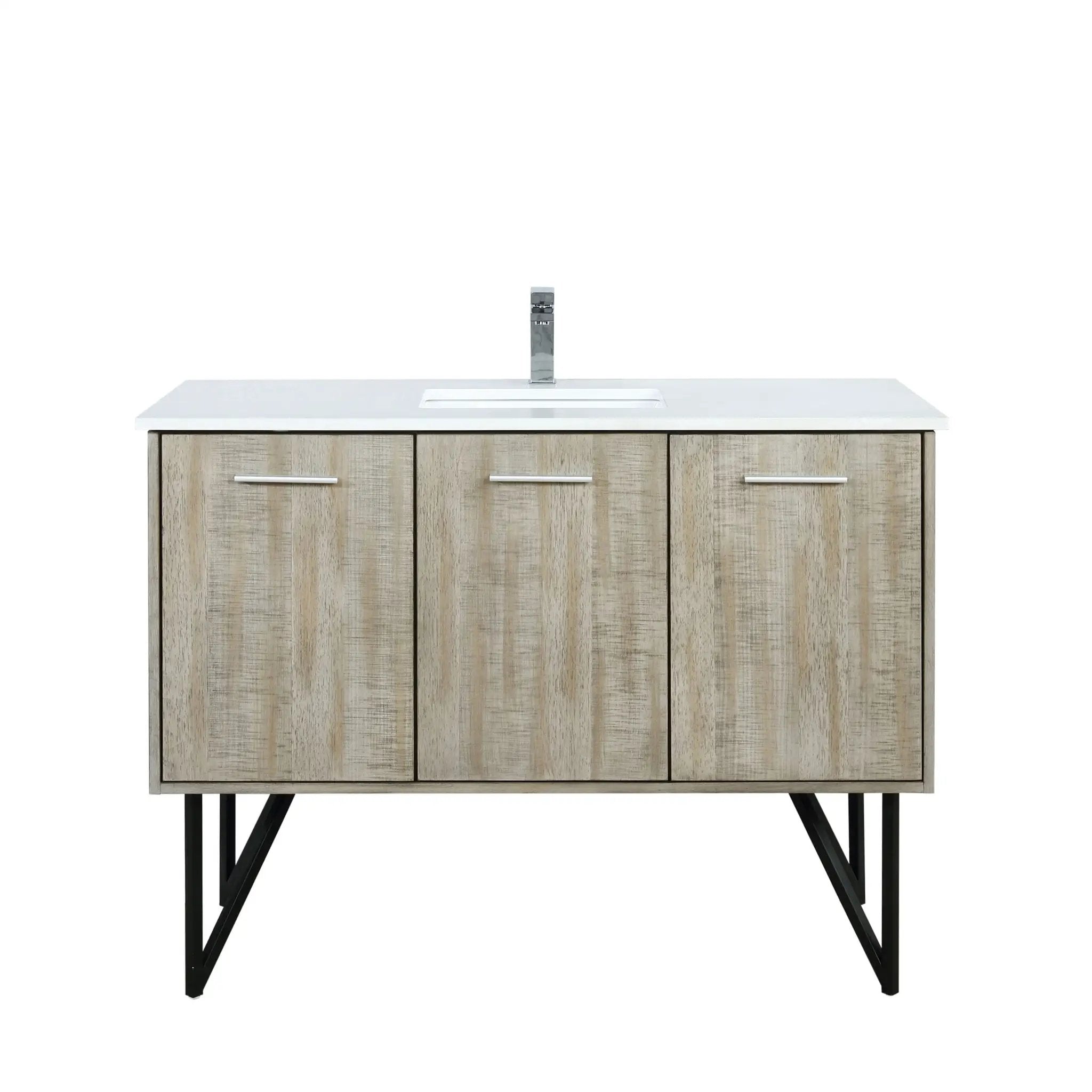 Lexora Lancy 48 in W x 20 in D Bath Vanity with Cultured Marble Top by Lexora
