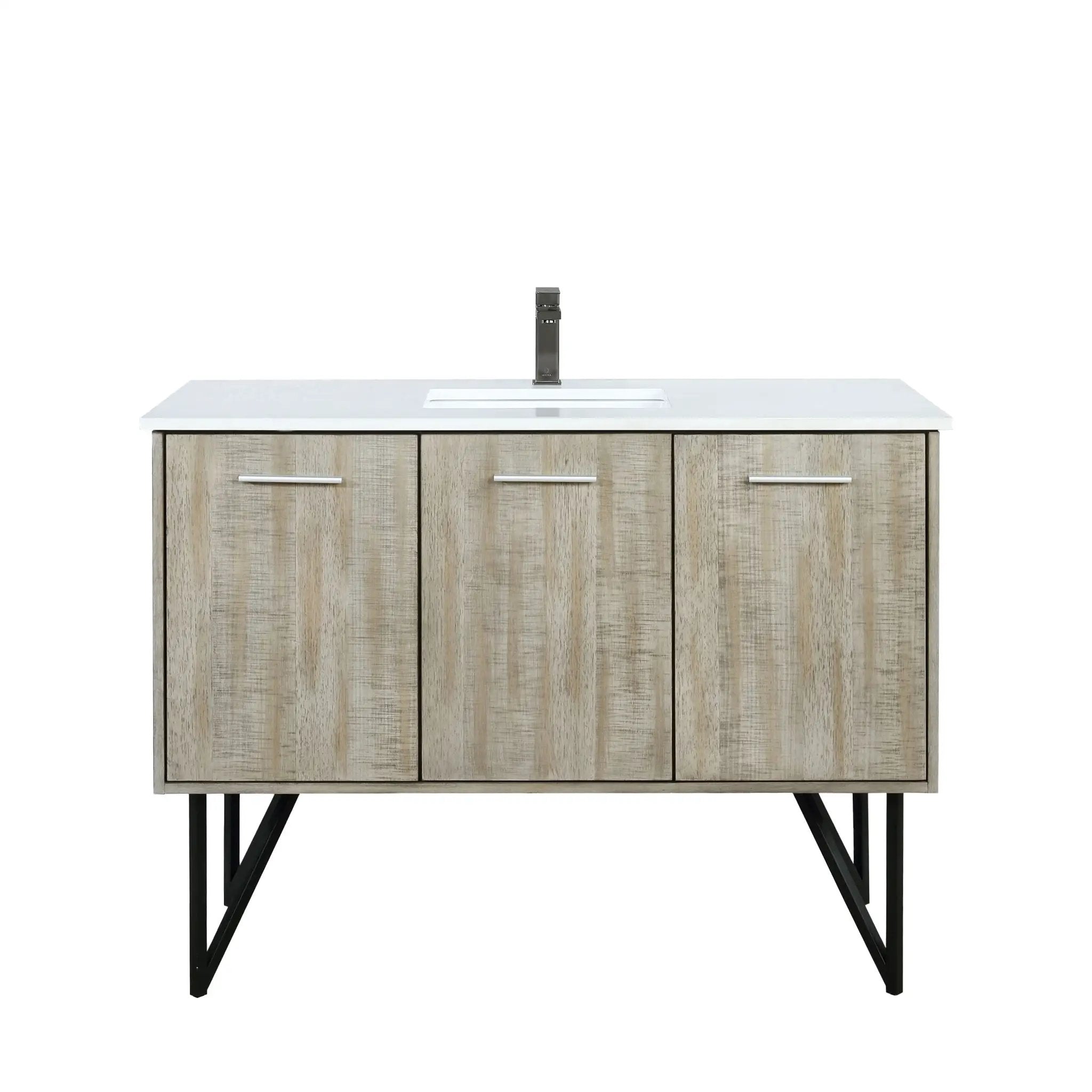 Lexora Lancy 48 in W x 20 in D Bath Vanity with Cultured Marble Top by Lexora