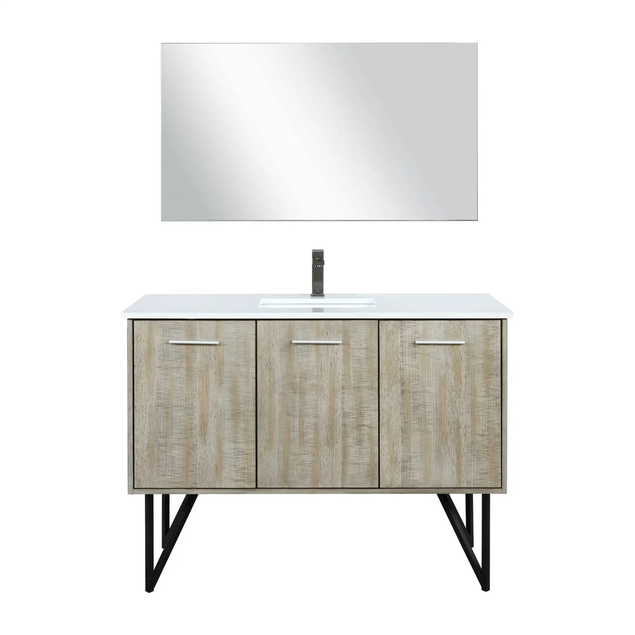 Lexora Lancy 48 in W x 20 in D Bath Vanity with Cultured Marble Top by Lexora