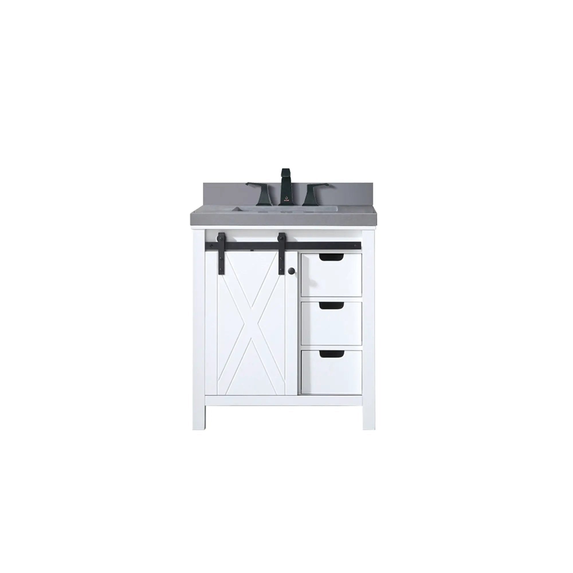 Lexora Marsyas 30 in W x 22 in D Bath Vanity by Lexora