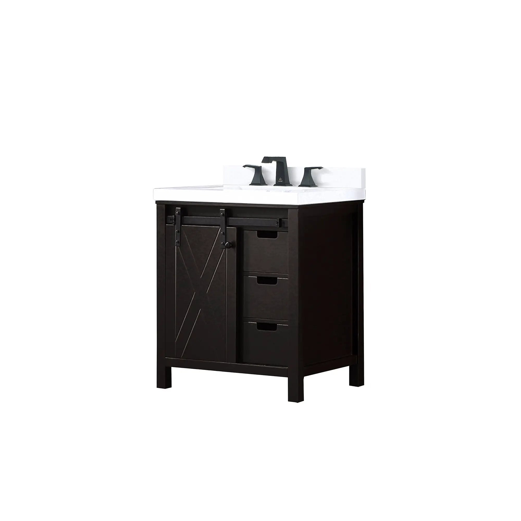 Lexora Marsyas 30 in W x 22 in D Bath Vanity by Lexora