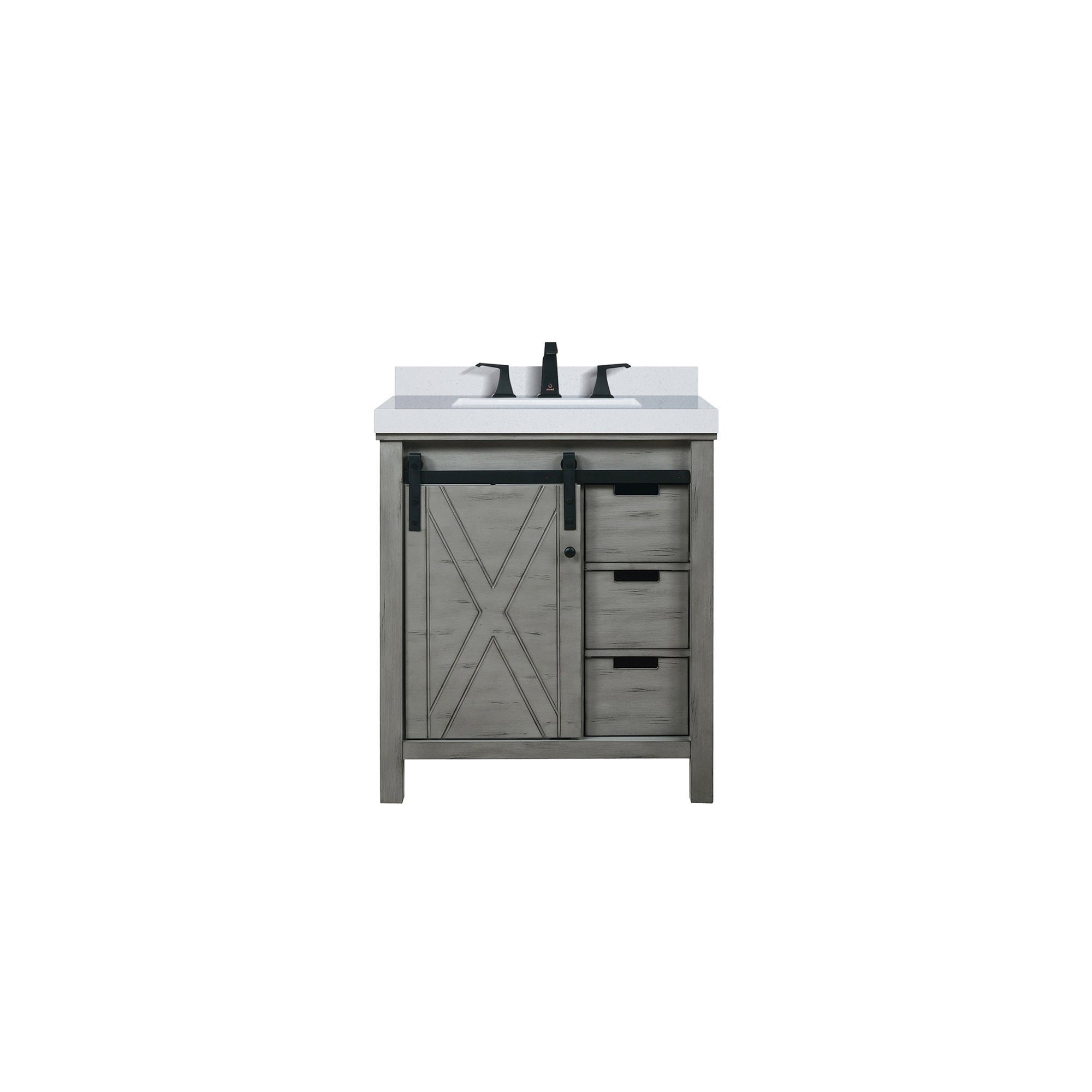 Lexora Marsyas 30 in W x 22 in D Bath Vanity