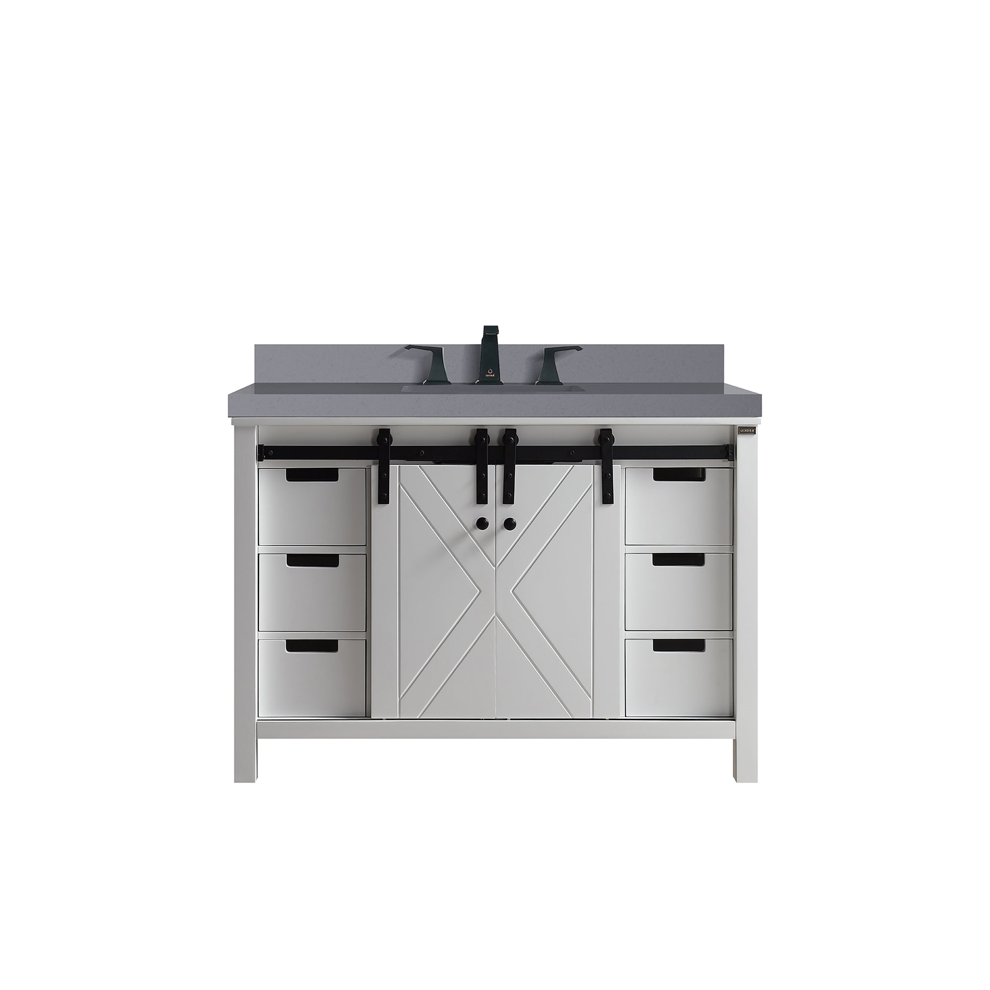Lexora Marsyas 48 in W x 22 in D Bath Vanity