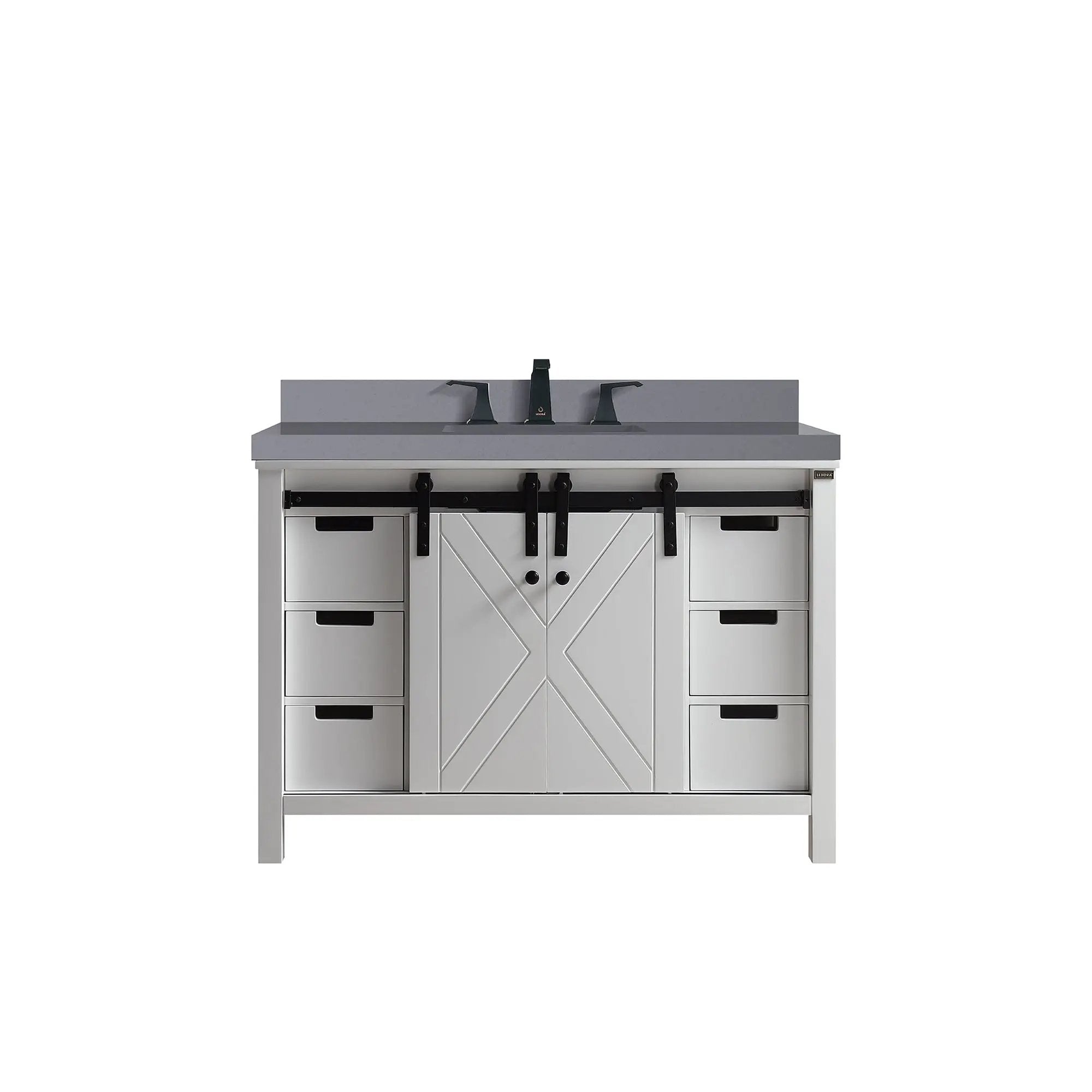 Lexora Marsyas 48 in W x 22 in D Bath Vanity by Lexora
