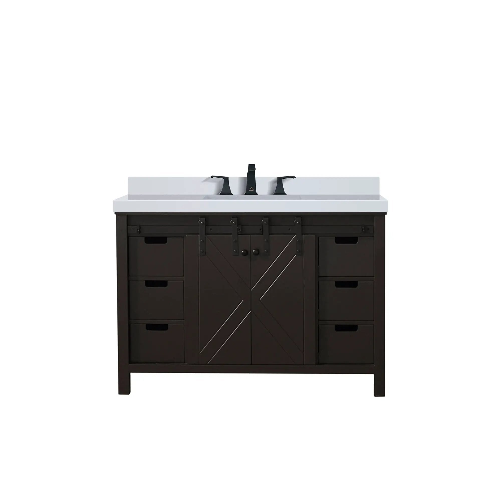 Lexora Marsyas 48 in W x 22 in D Bath Vanity by Lexora
