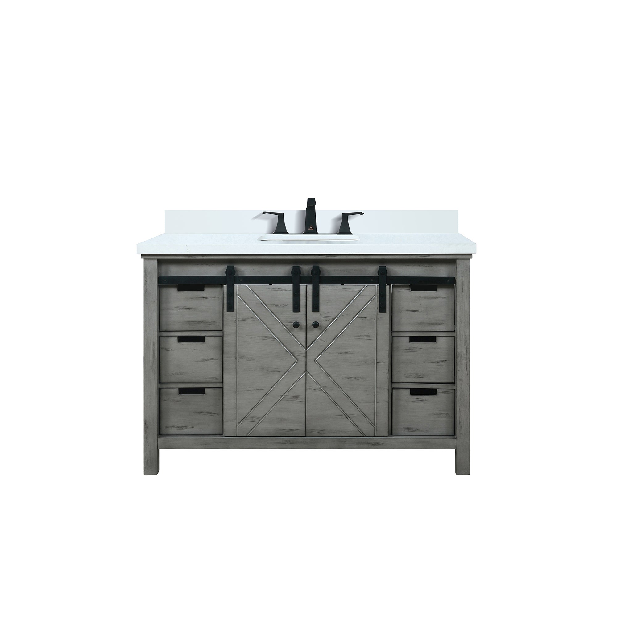 Lexora Marsyas 48 in W x 22 in D Bath Vanity