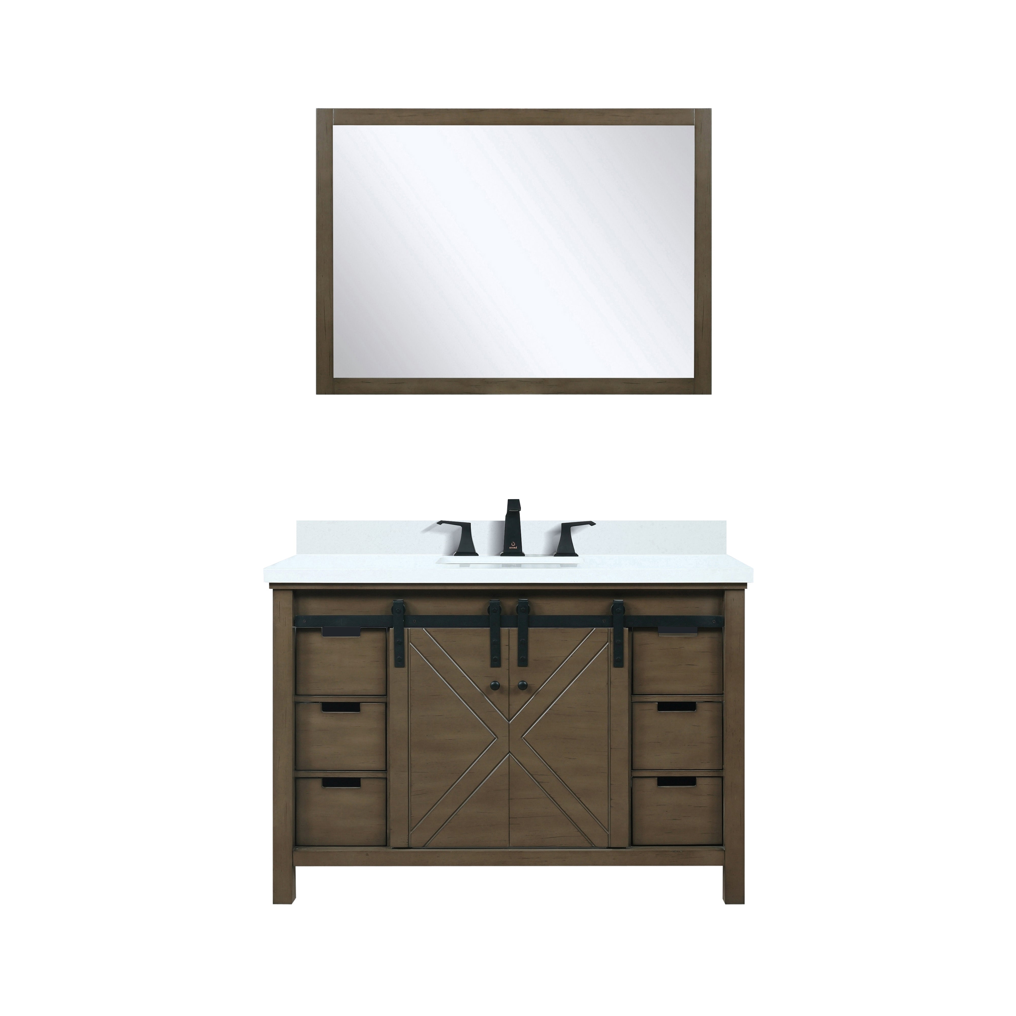 Lexora Marsyas 48 in W x 22 in D Bath Vanity
