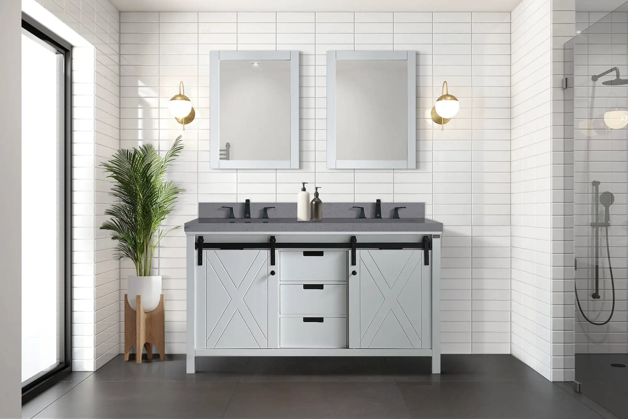 white vanity