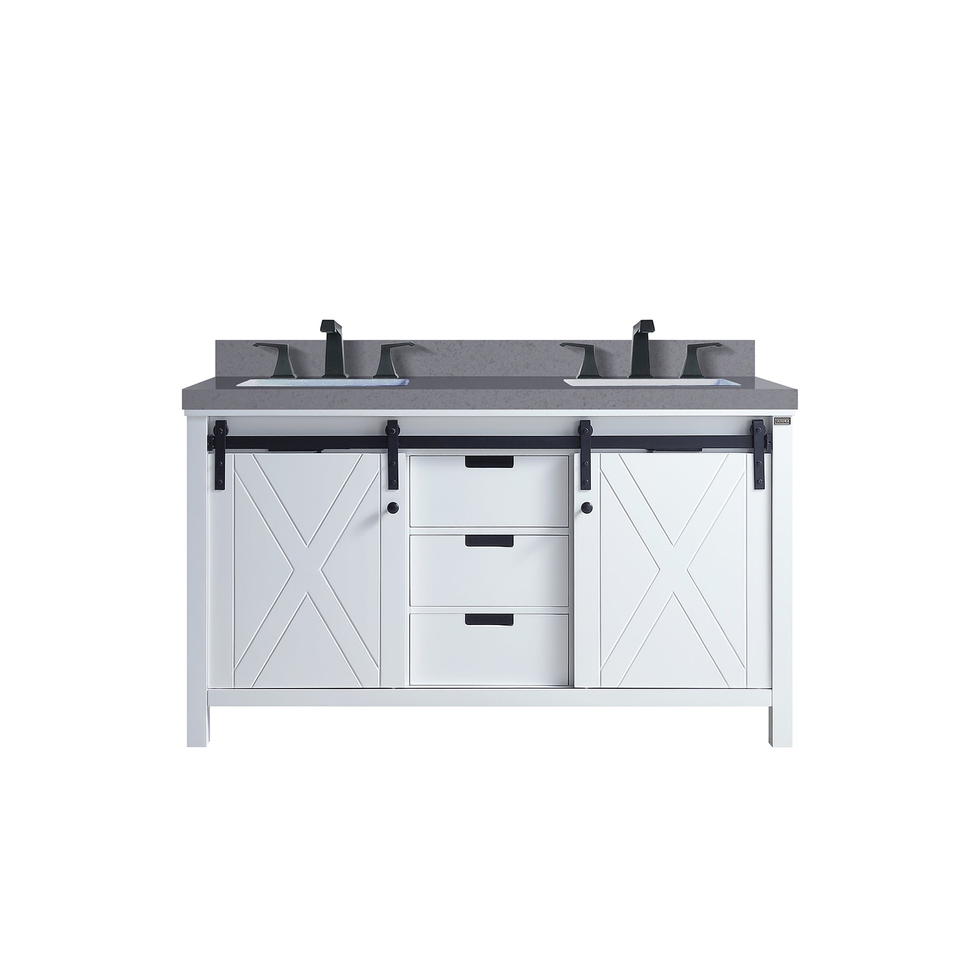 Lexora Marsyas 60 in W x 22 in D Double Bath Vanity by Lexora