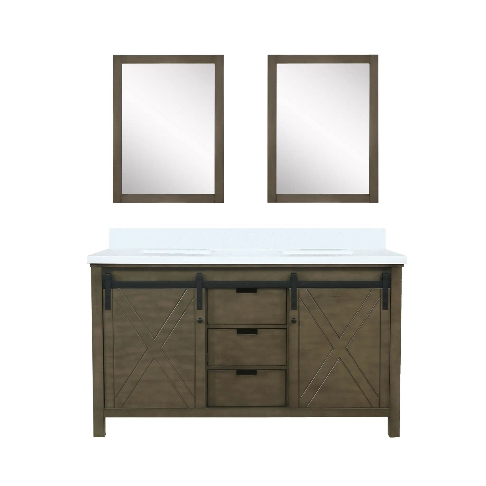 Lexora Marsyas 60 in W x 22 in D Double Bath Vanity by Lexora