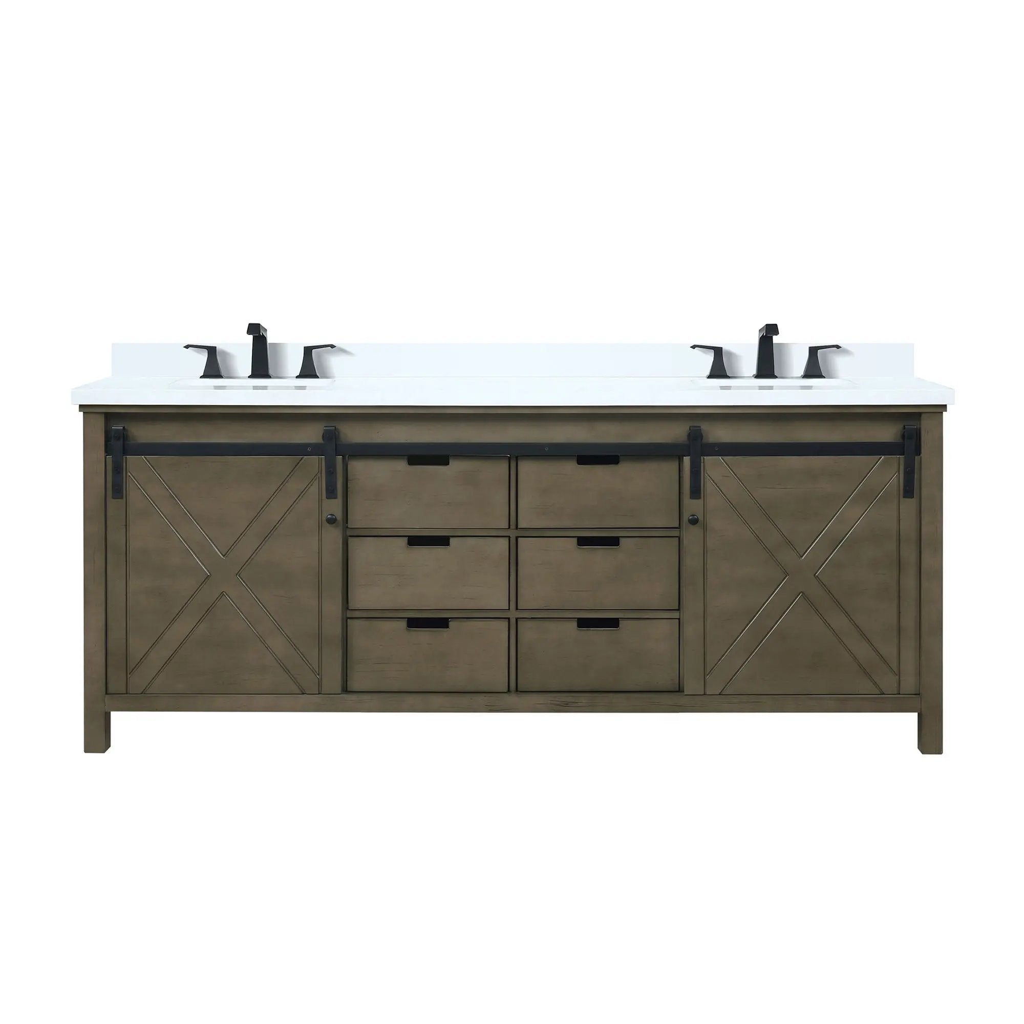 Lexora Marsyas 80 in W x 22 in D Double Bath Vanity by Lexora