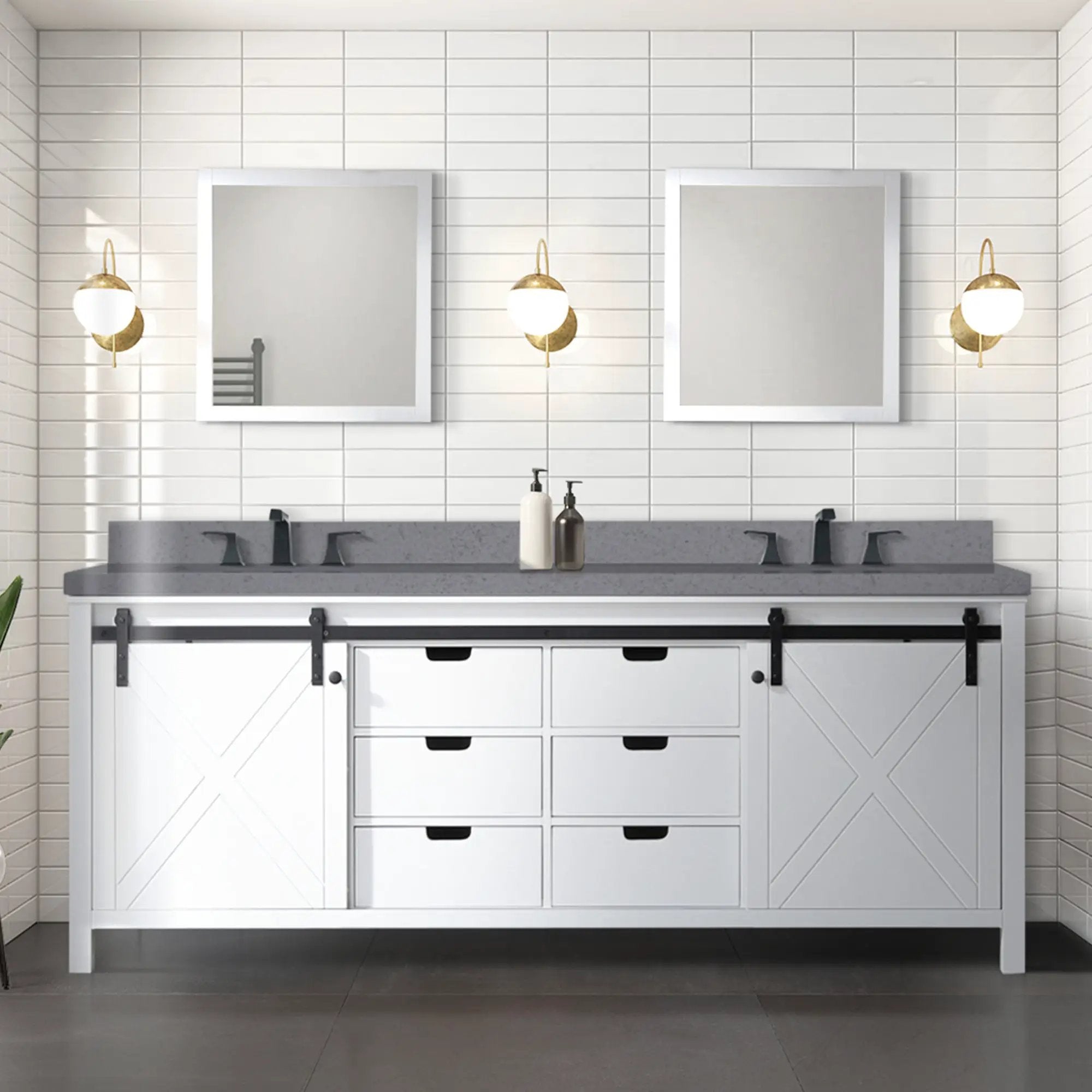 white vanity