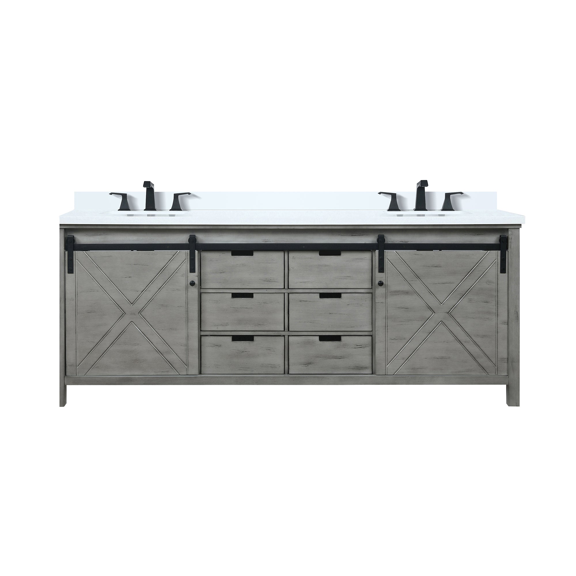 Lexora Marsyas 84 in W x 22 in D Double Bath Vanity by Lexora