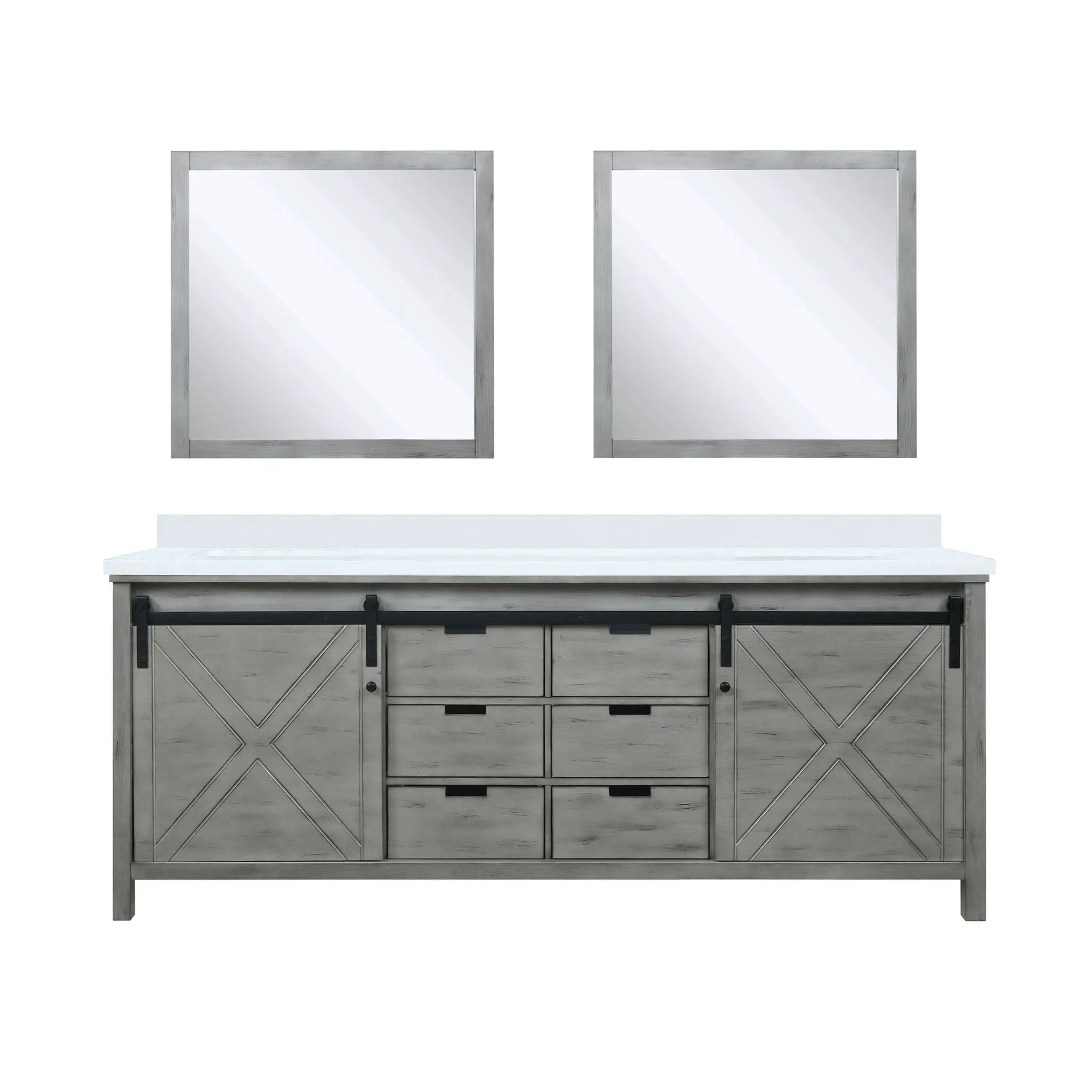 Lexora Marsyas 84 in W x 22 in D Double Bath Vanity by Lexora