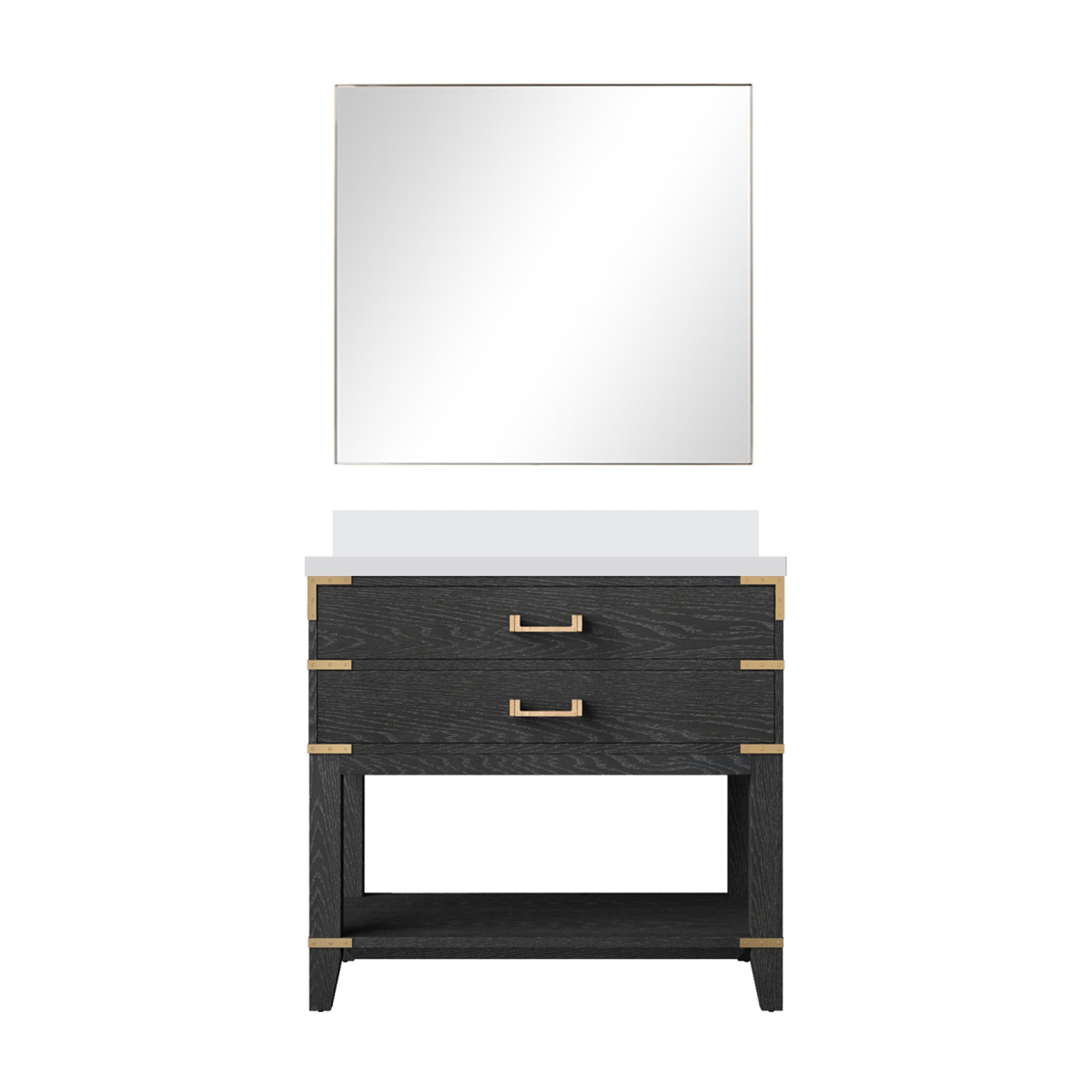 Lexora Norwalk 36 in W x 22 in D Single Bath Vanity