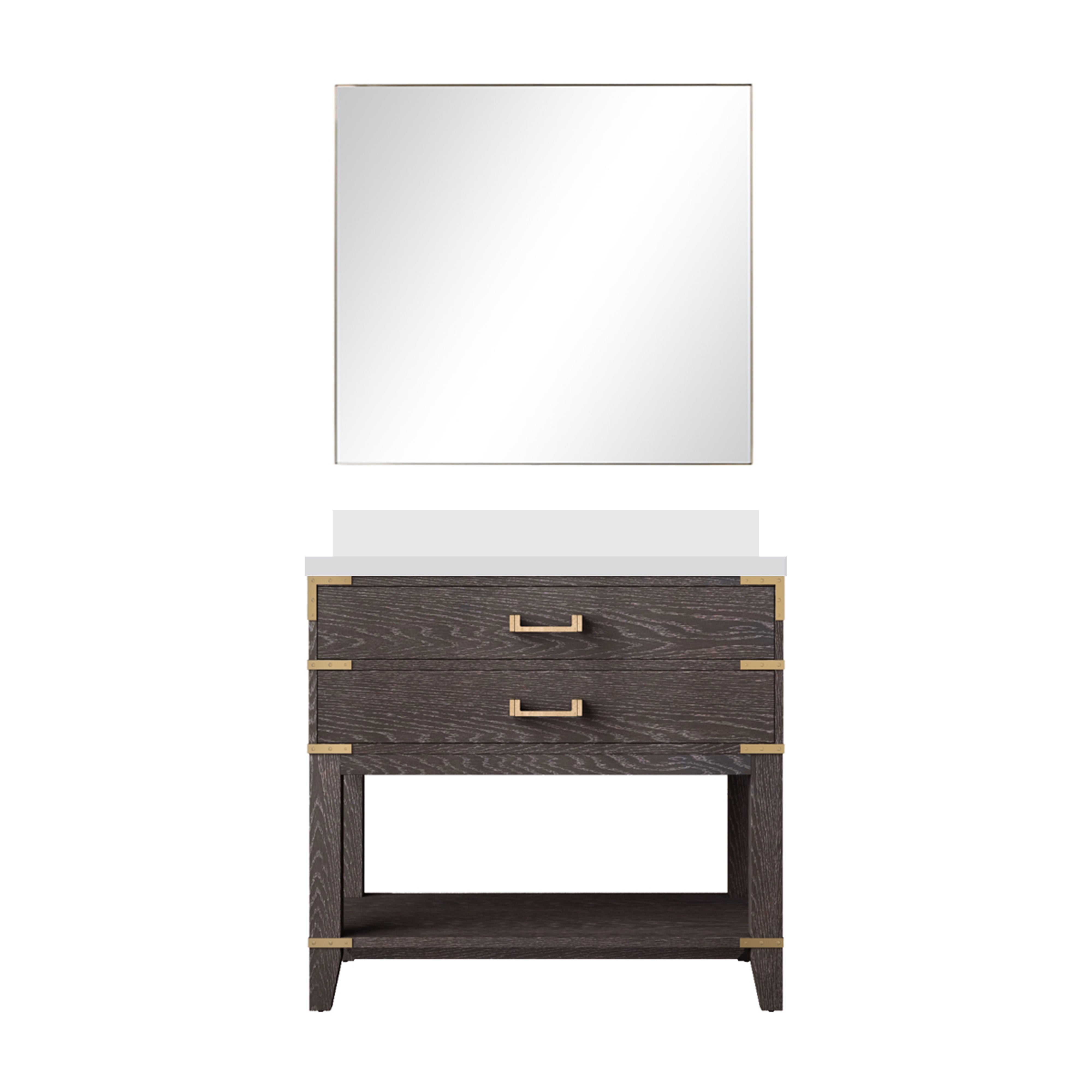 Lexora Norwalk 36 in W x 22 in D Single Bath Vanity