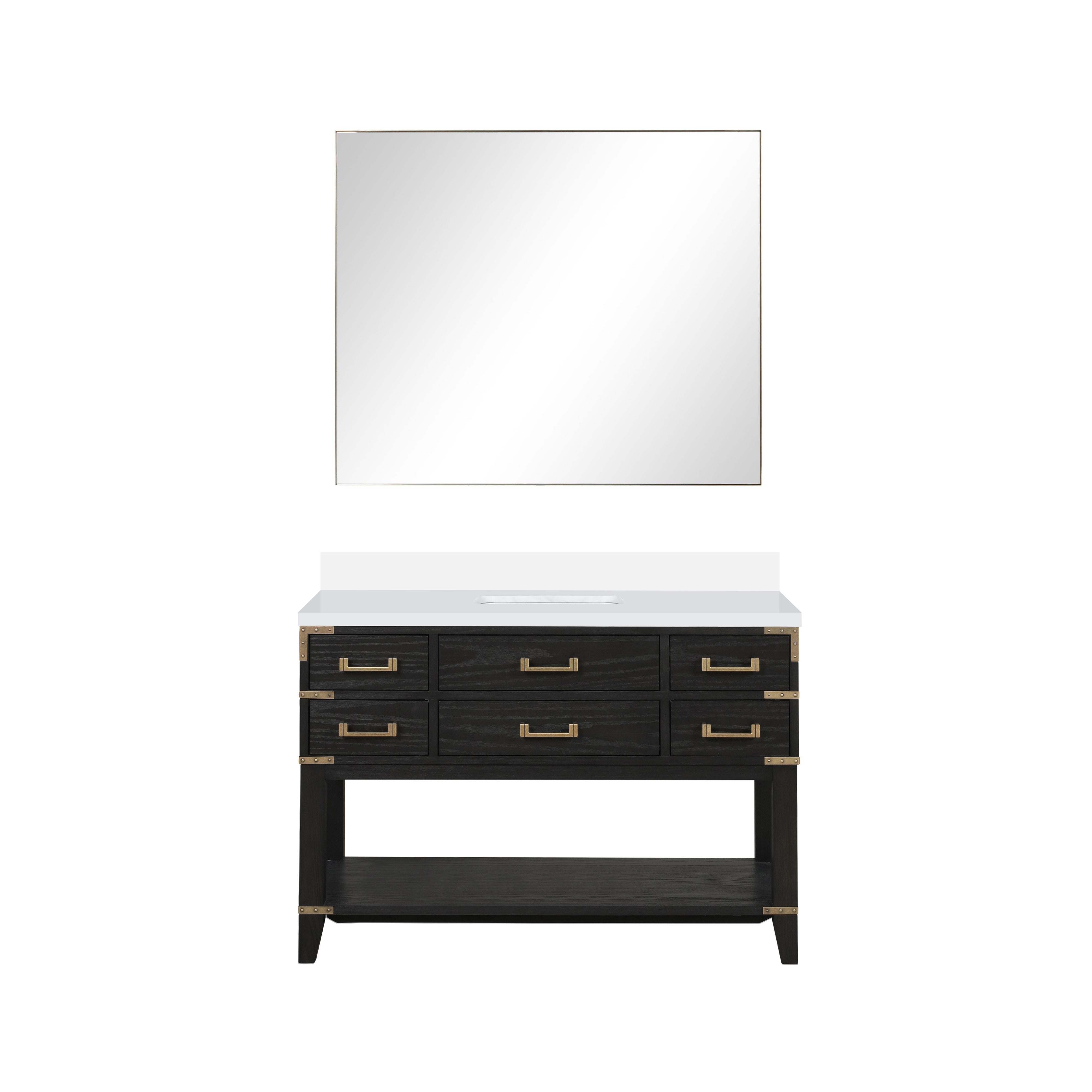Lexora Norwalk 48 in W x 22 in D Single Bath Vanity