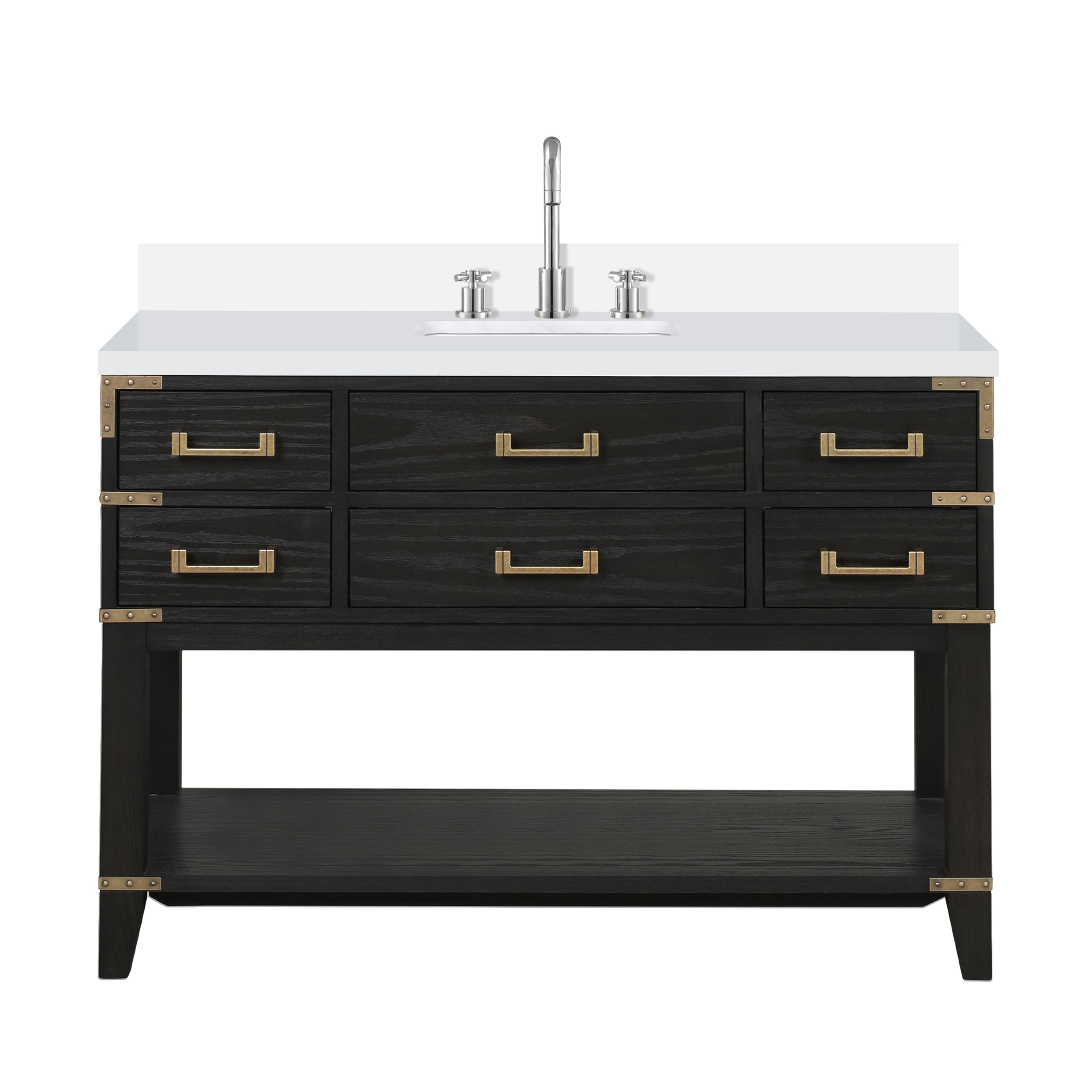 Lexora Norwalk 48 in W x 22 in D Single Bath Vanity