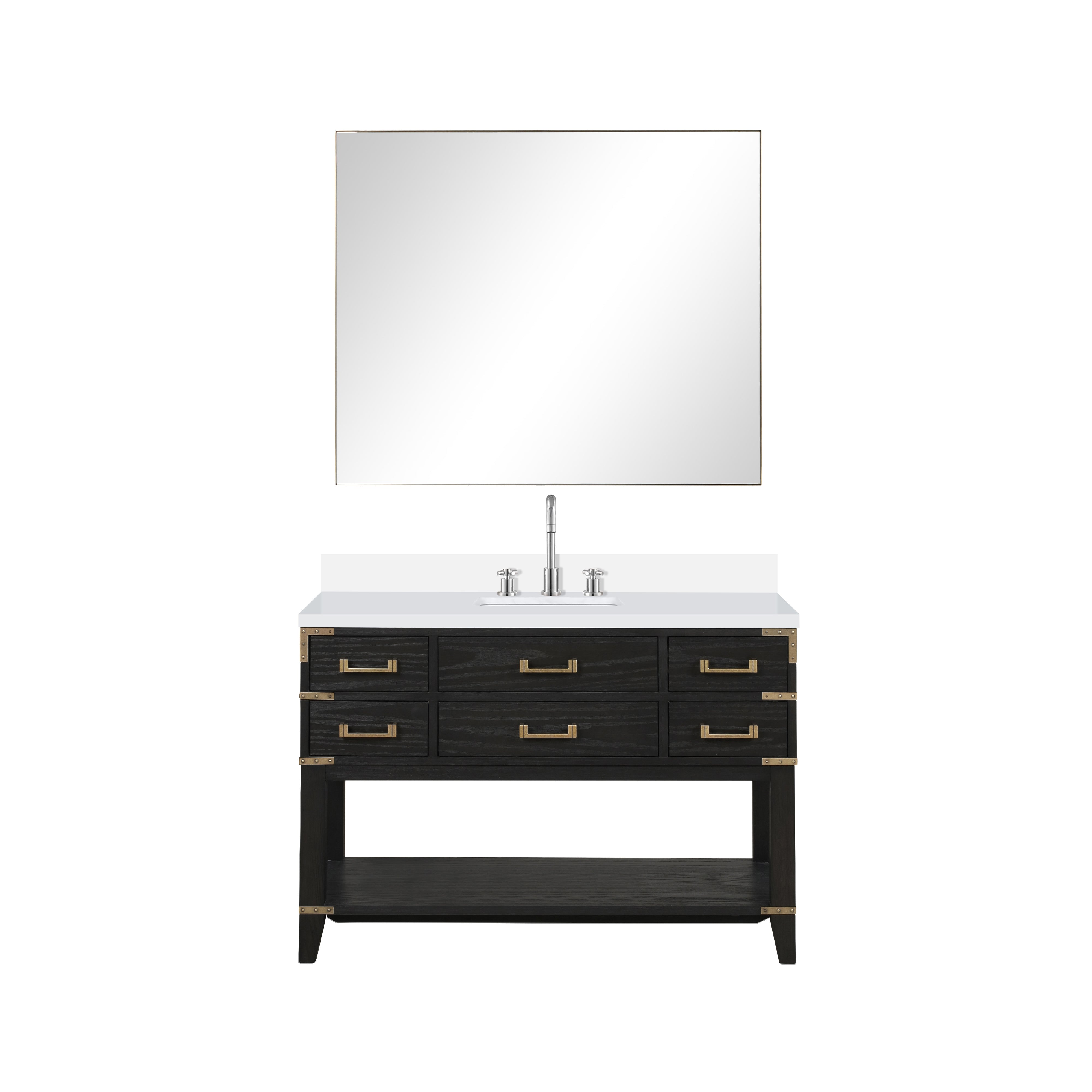 Lexora Norwalk 48 in W x 22 in D Single Bath Vanity