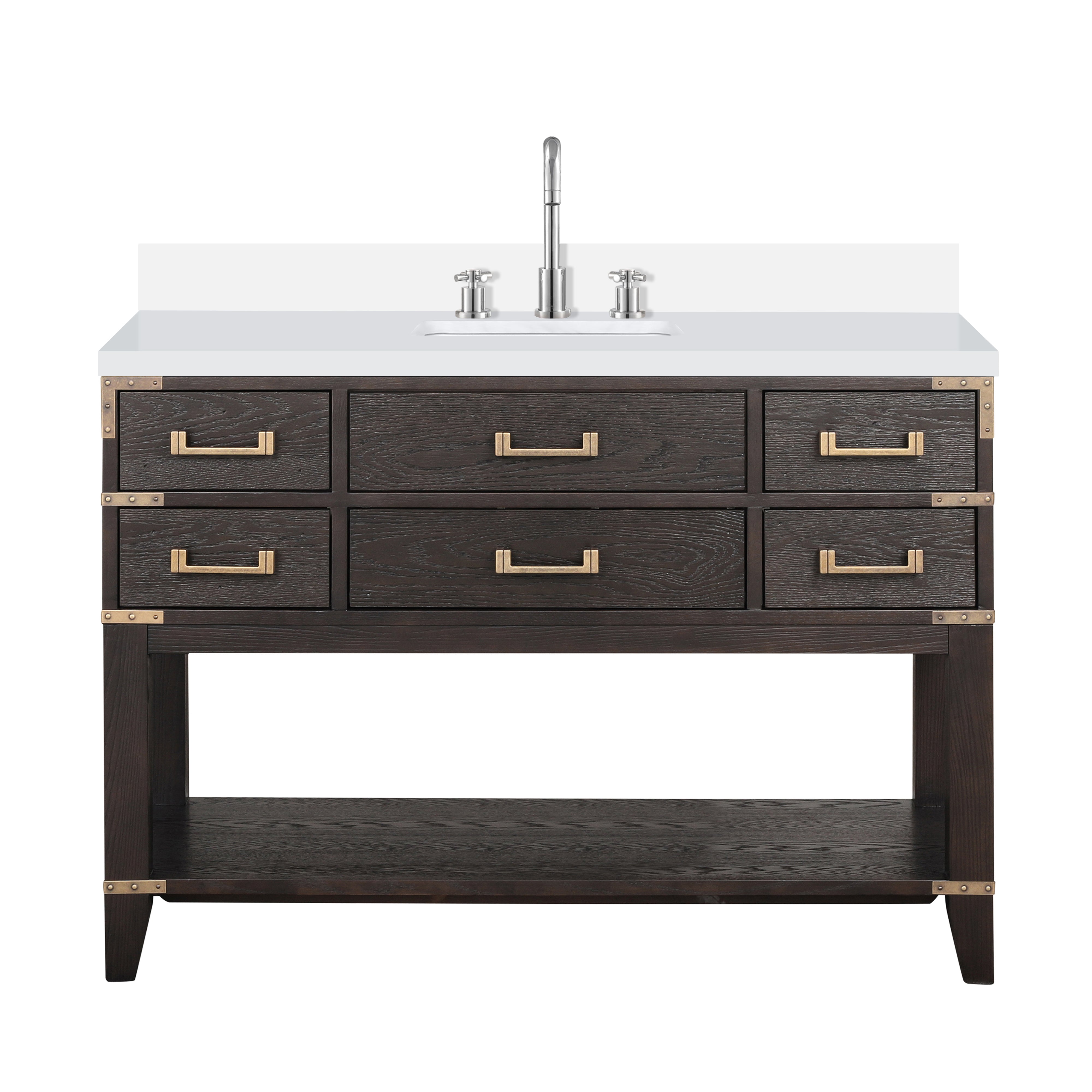 Lexora Norwalk 48 in W x 22 in D Single Bath Vanity