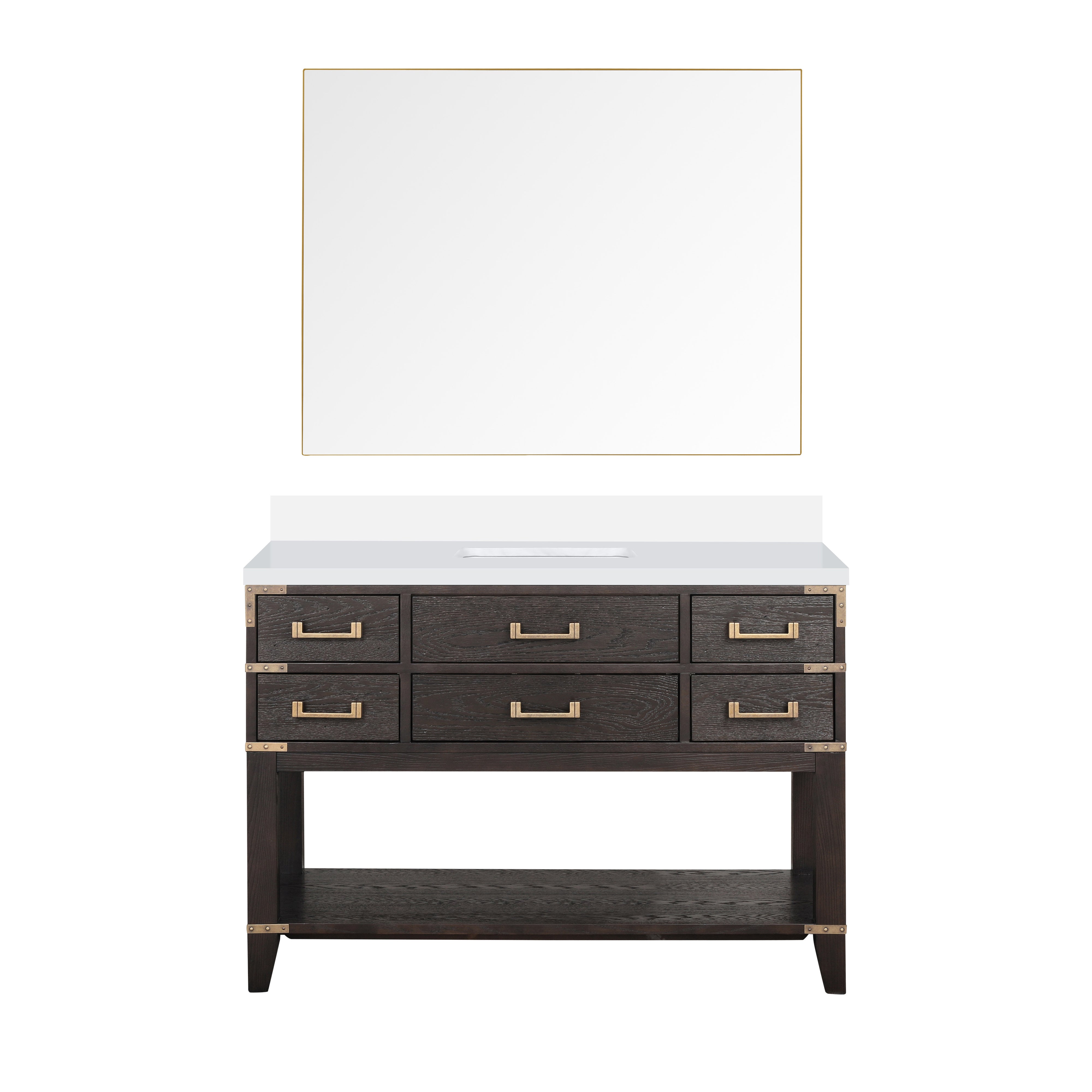 Lexora Norwalk 48 in W x 22 in D Single Bath Vanity