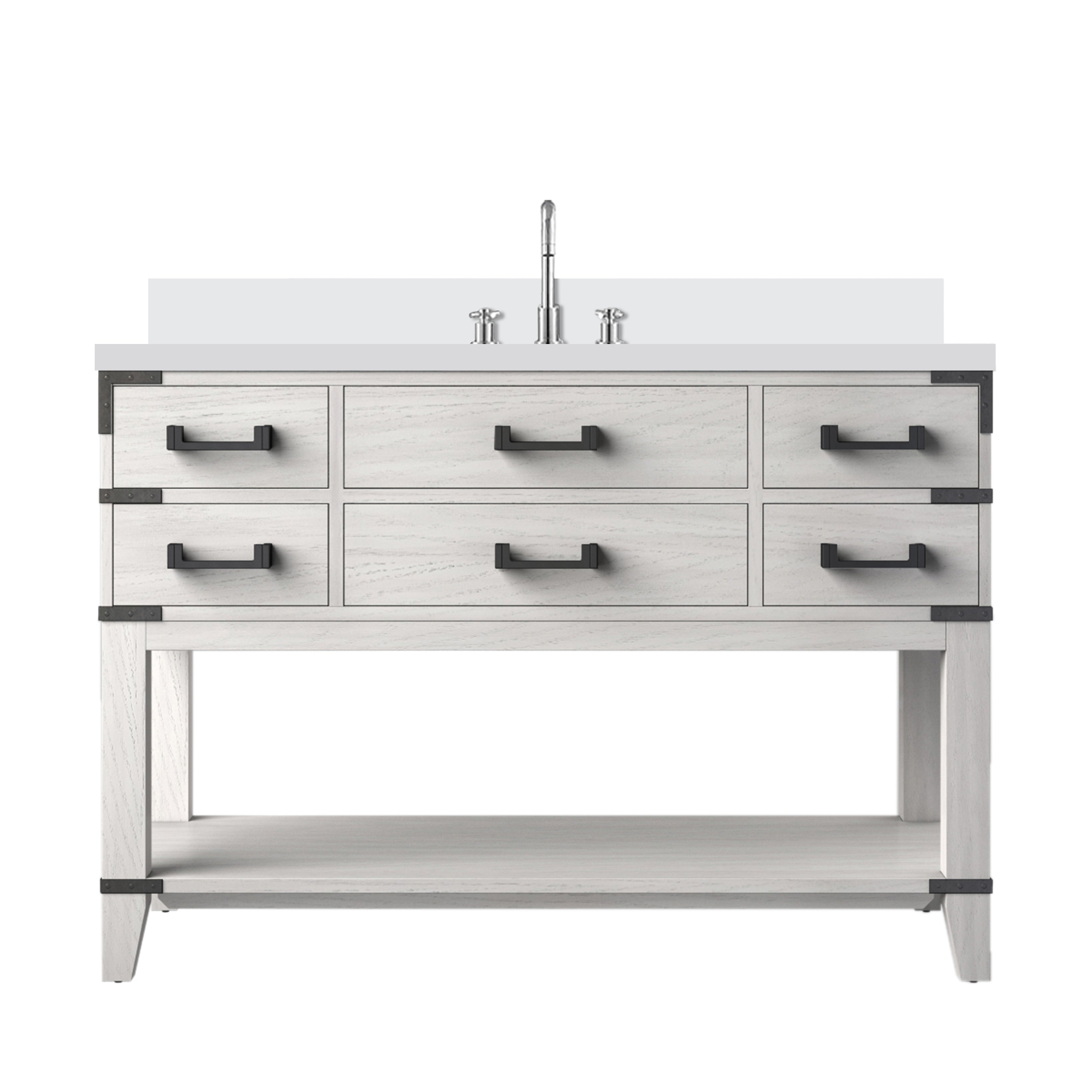 Lexora Norwalk 48 in W x 22 in D Single Bath Vanity