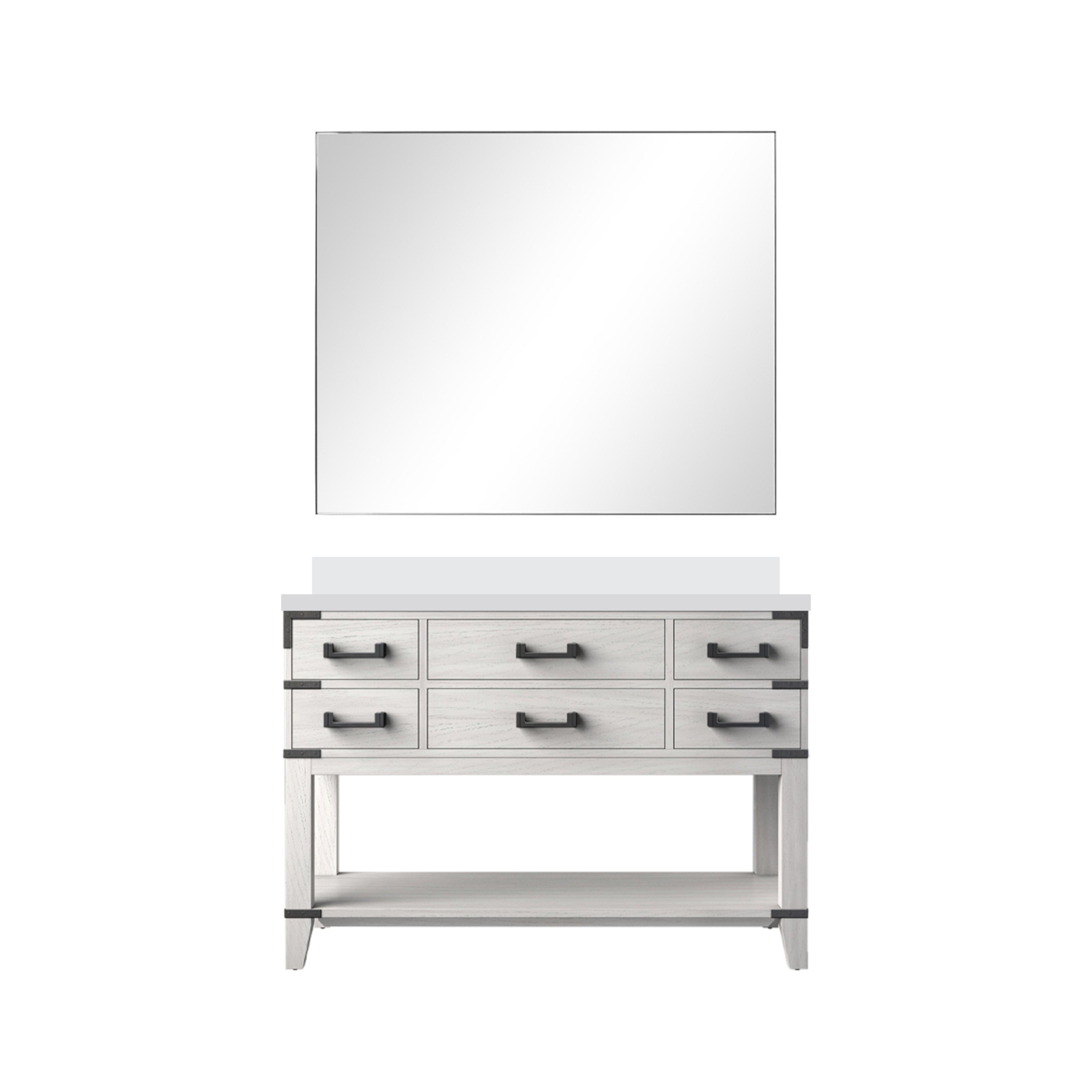 Lexora Norwalk 48 in W x 22 in D Single Bath Vanity