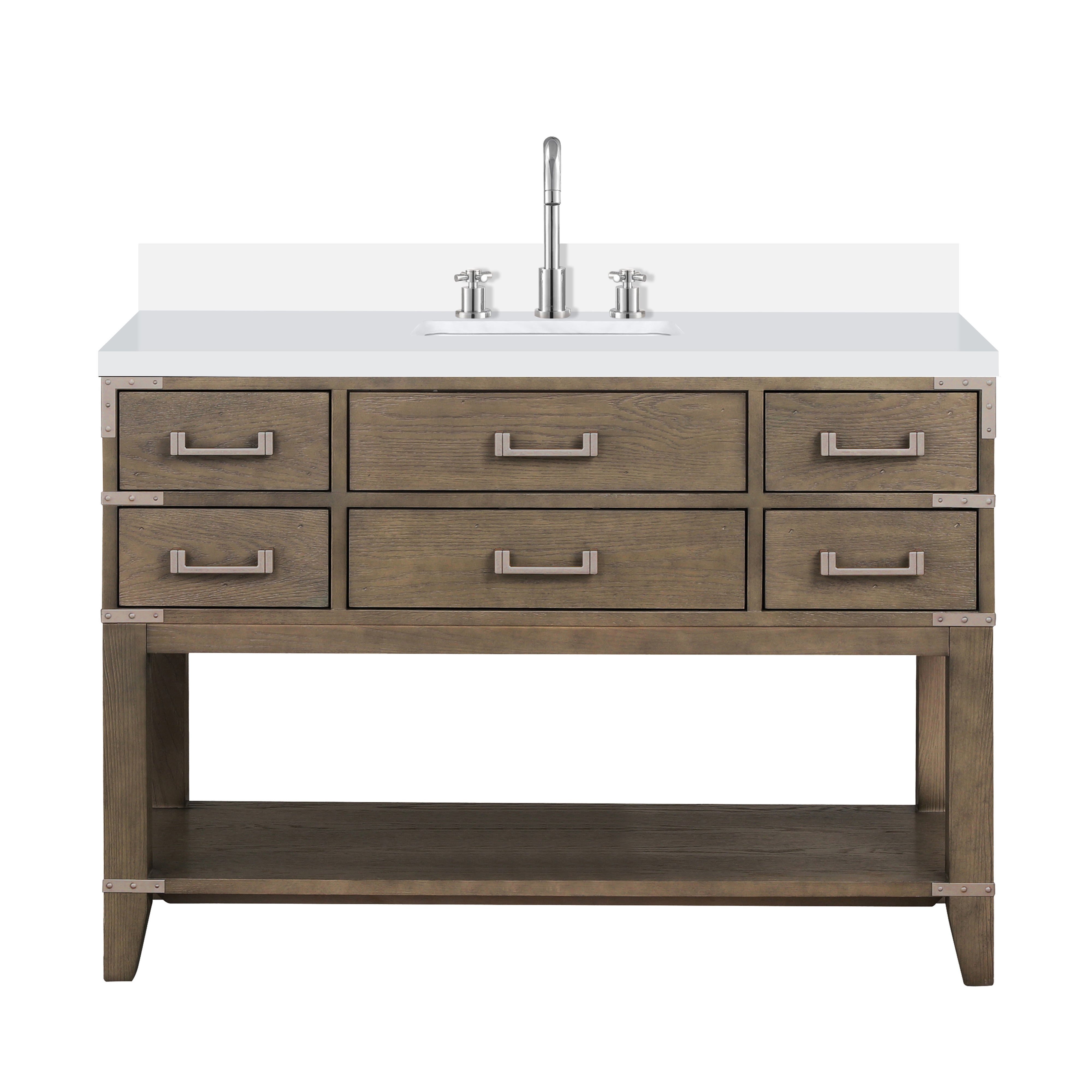 Lexora Norwalk 48 in W x 22 in D Single Bath Vanity
