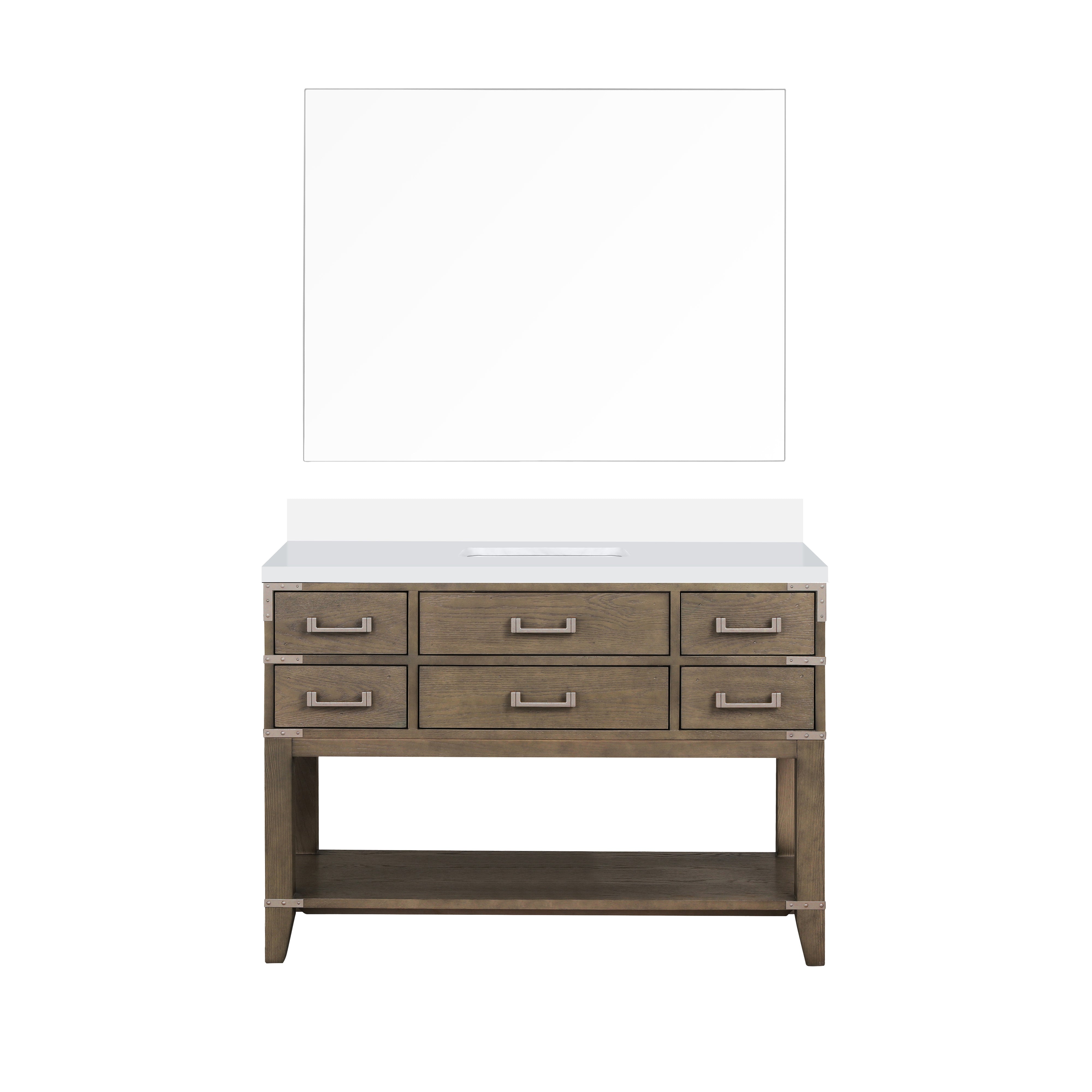 Lexora Norwalk 48 in W x 22 in D Single Bath Vanity