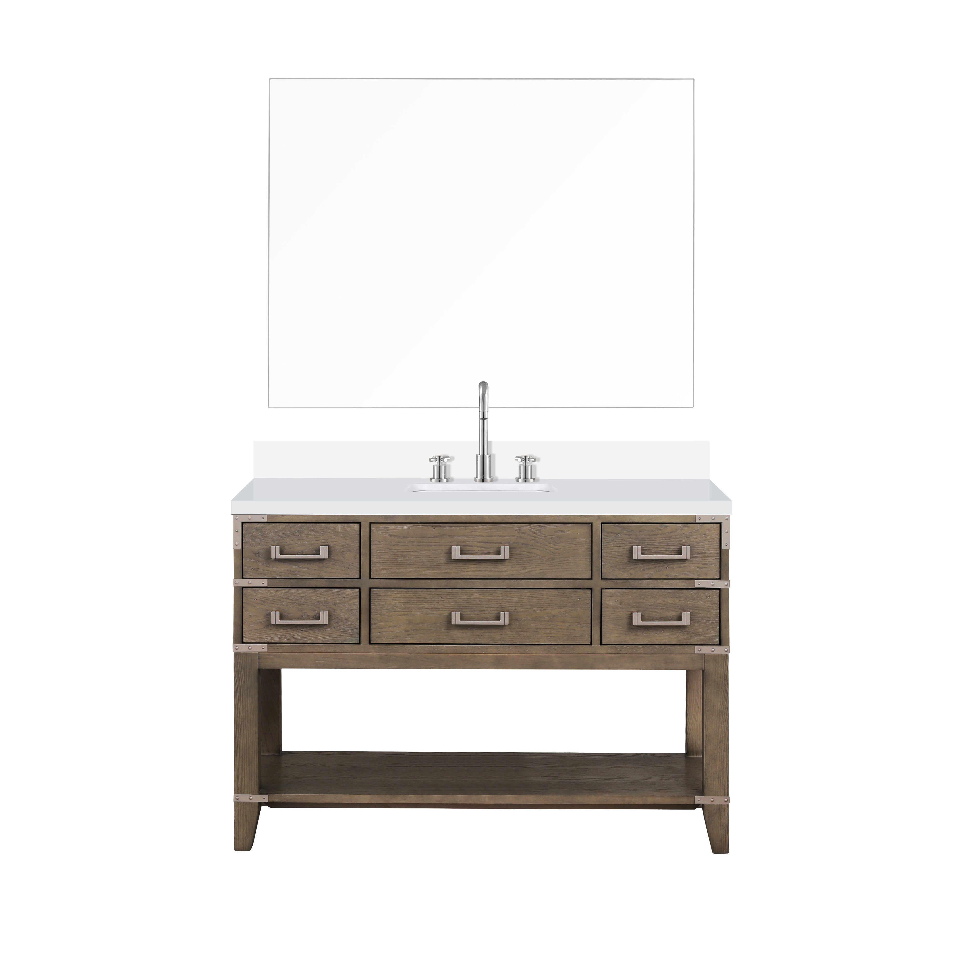 Lexora Norwalk 48 in W x 22 in D Single Bath Vanity
