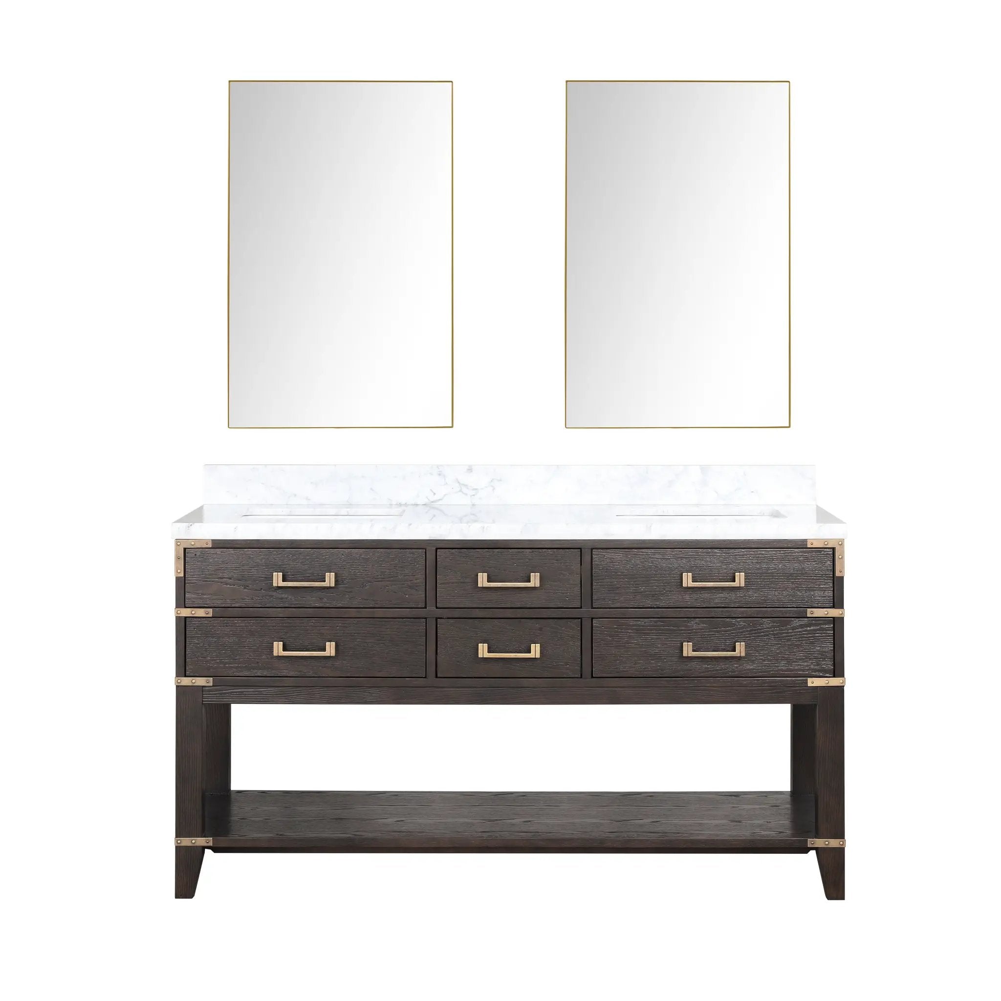 Lexora Norwalk 60 in W x 22 in D Double Bath Vanity by Lexora
