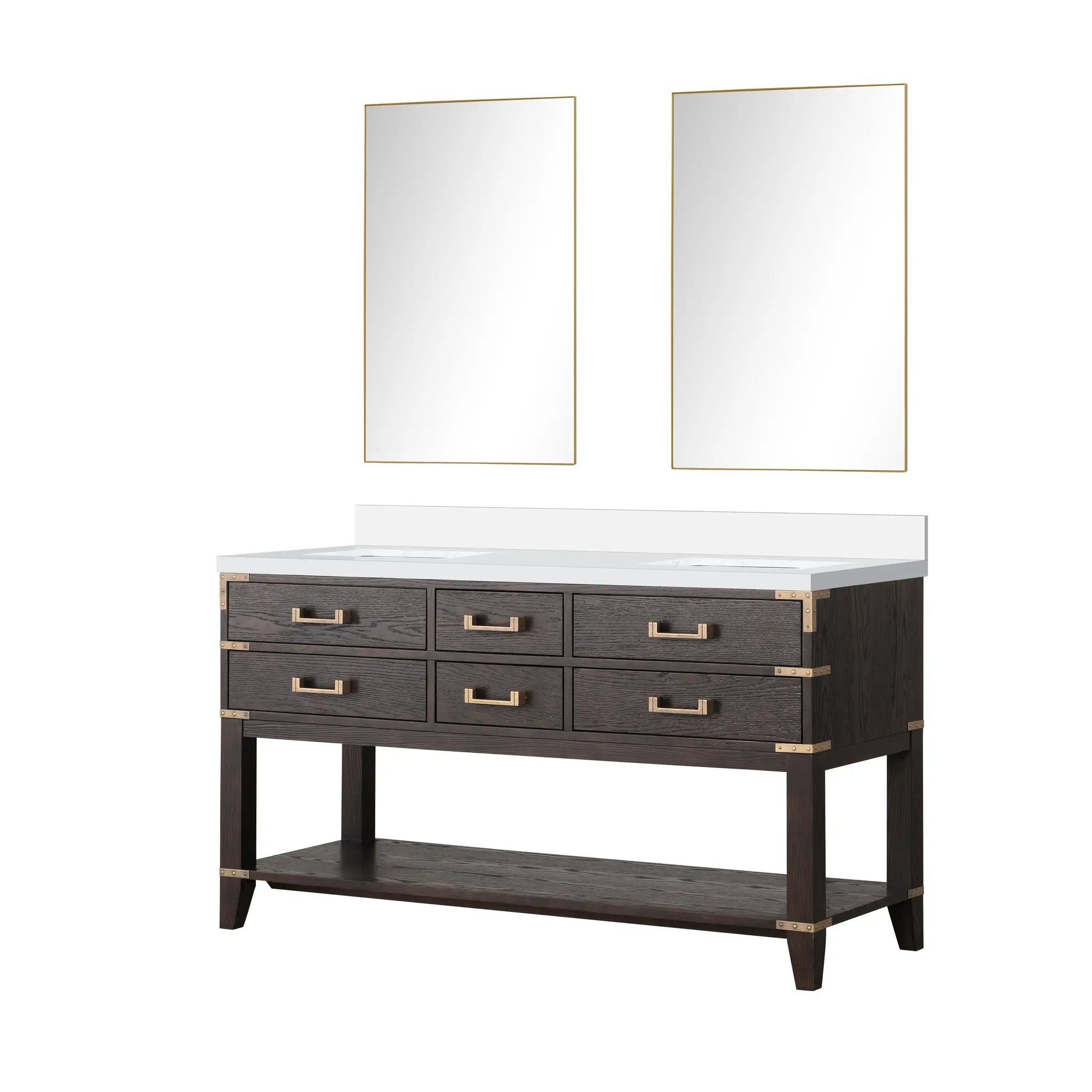 Lexora Norwalk 60 in W x 22 in D Double Bath Vanity by Lexora