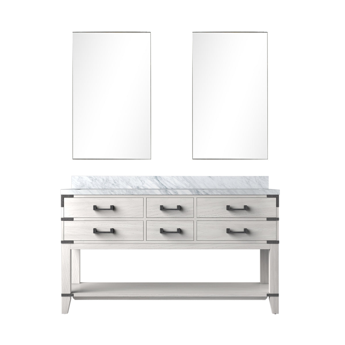 Lexora Norwalk 60 in W x 22 in D Double Bath Vanity by Lexora