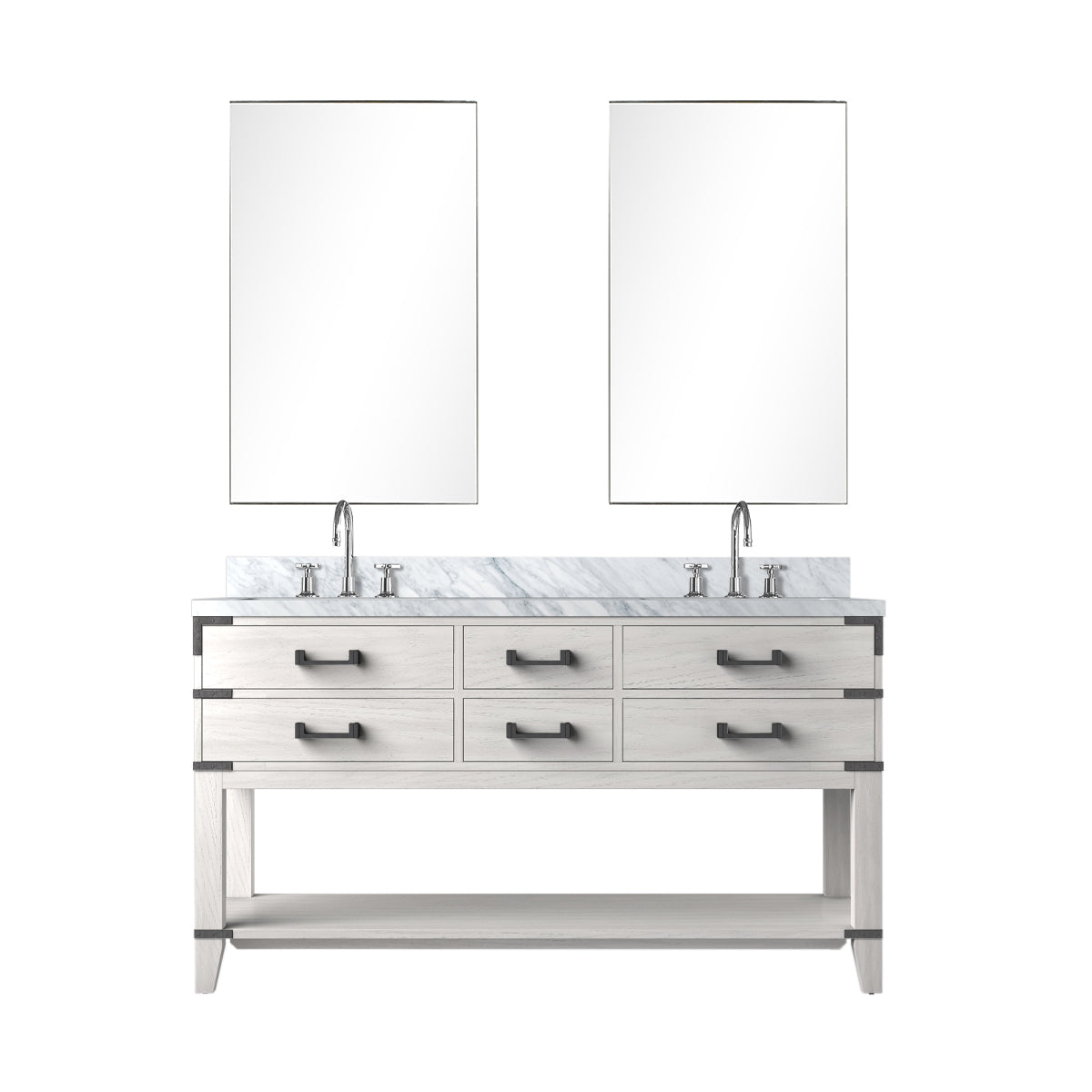 Lexora Norwalk 60 in W x 22 in D Double Bath Vanity by Lexora