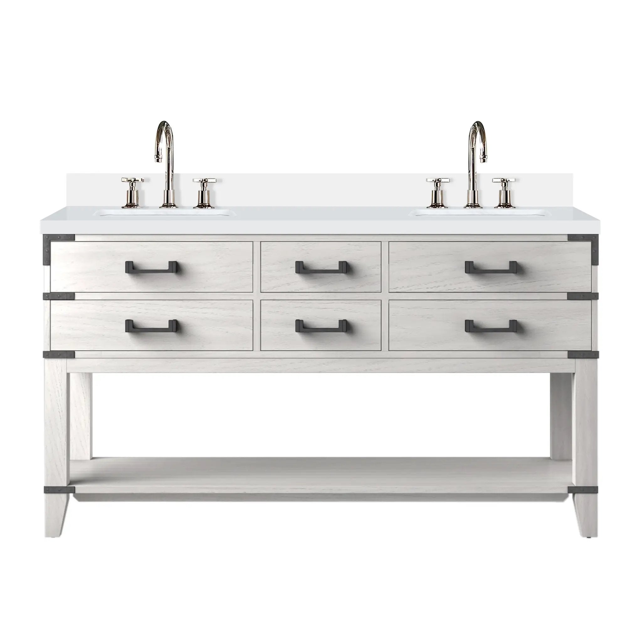 Lexora Norwalk 60 in W x 22 in D Double Bath Vanity by Lexora