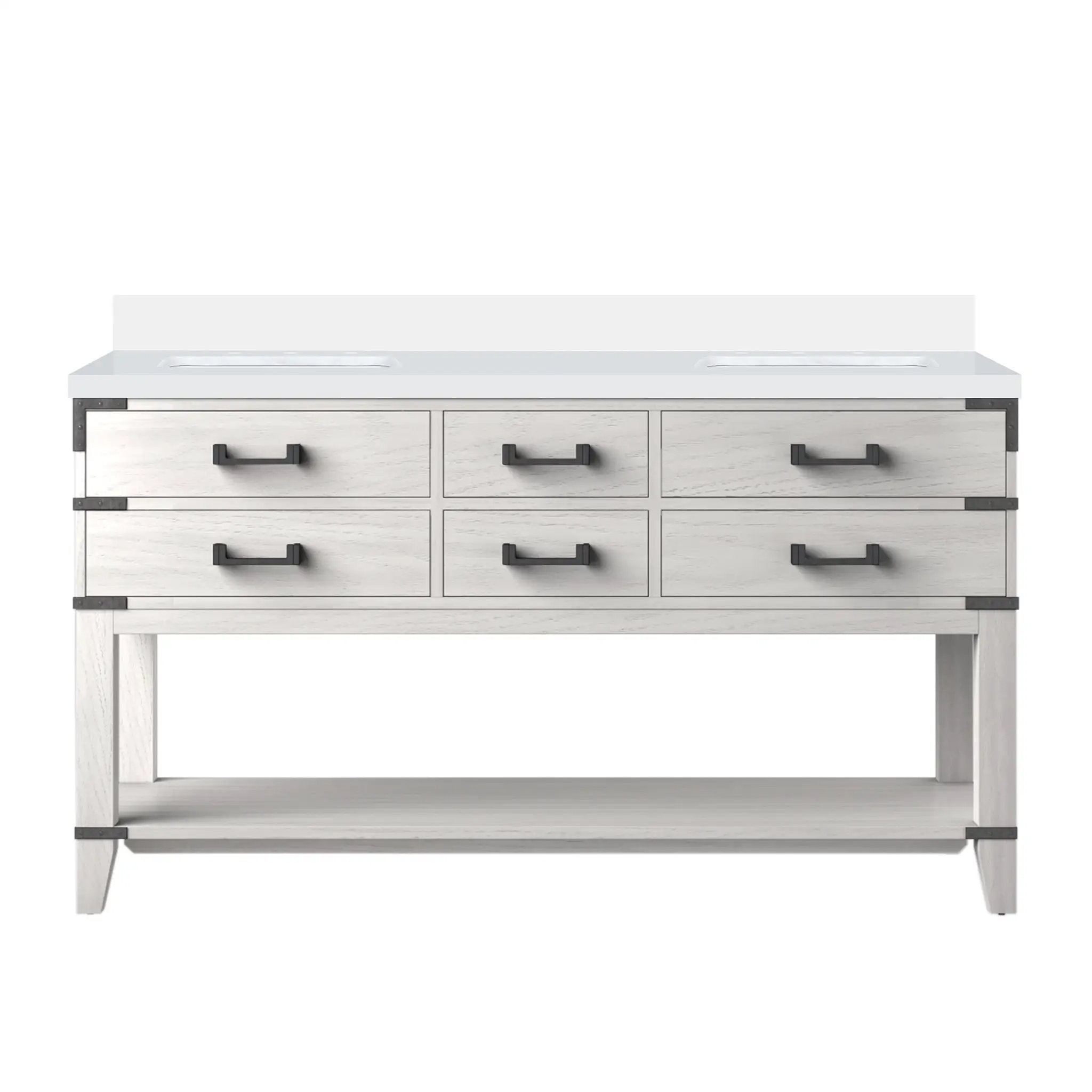 Lexora Norwalk 60 in W x 22 in D Double Bath Vanity by Lexora